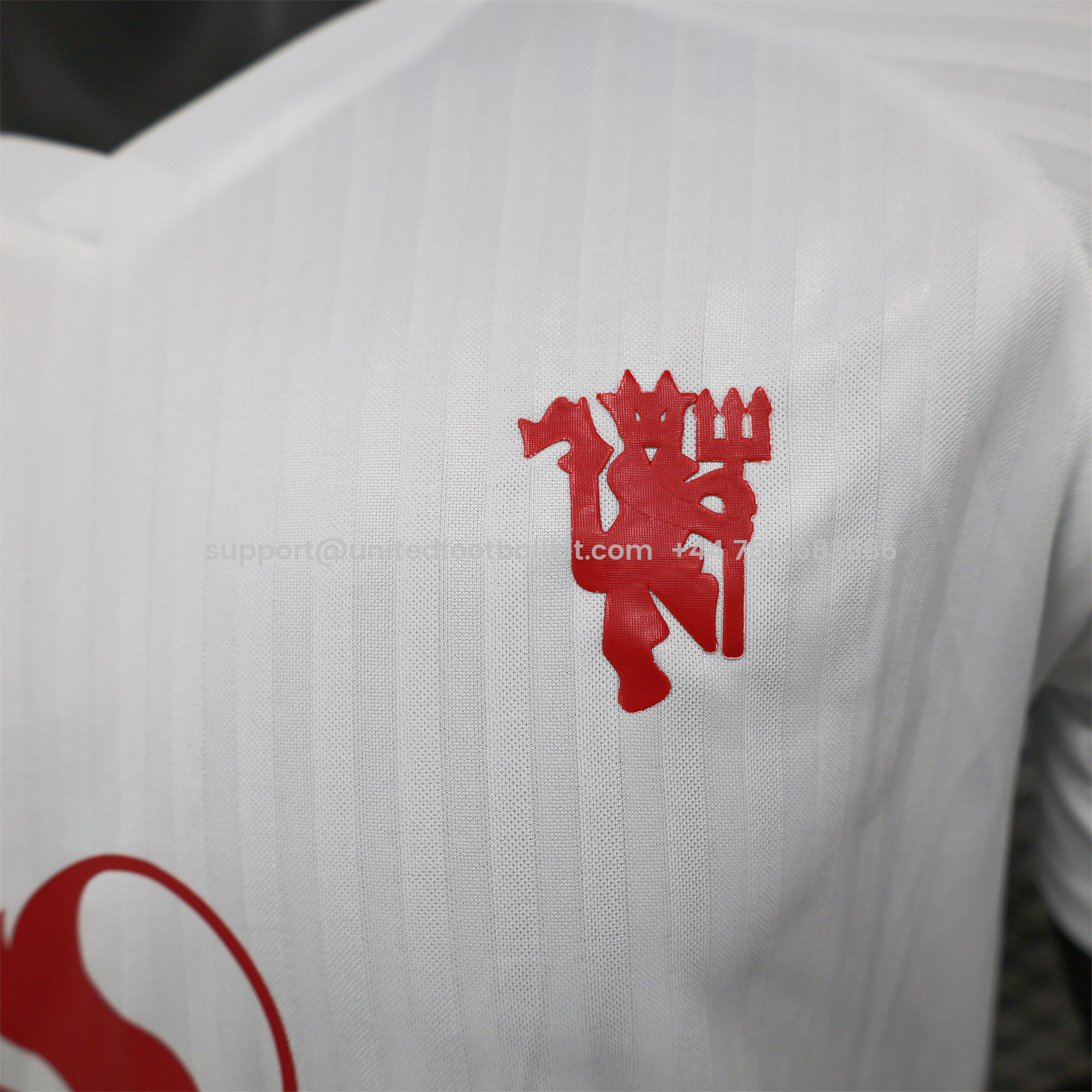 Unitedfootballkit.com | Manchester United 24-25 White Special Edition Jersey - Player Version -Customize Name, Number and Patch | Worldwide Shipping