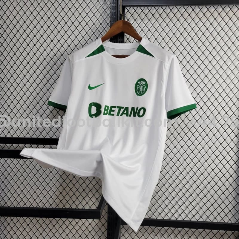 Unitedfootballkit.com | Sporting CP 24-25 Away UEFA Cup Winners' Cup Jersey - Fans Version -Customize Name, Number and Patch | Worldwide Shipping