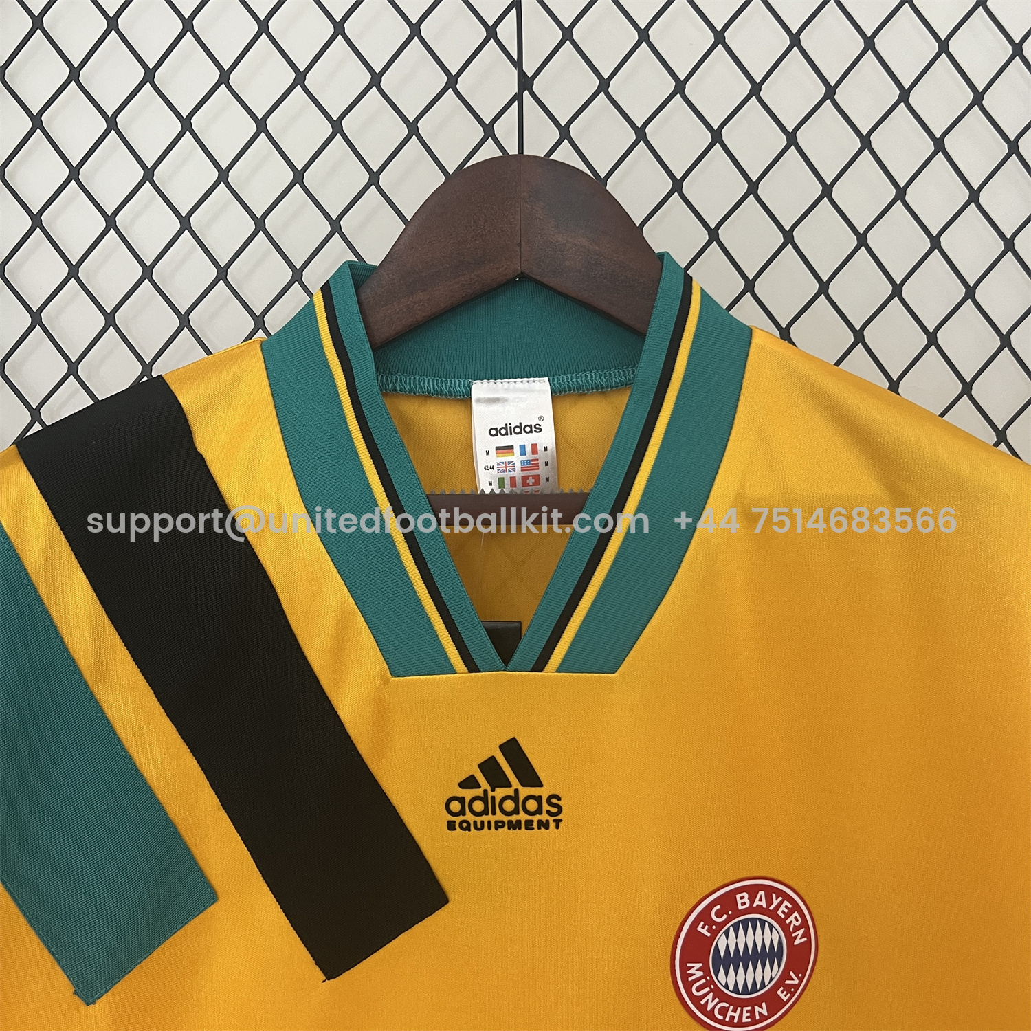 Unitedfootballkit.com | Retro Bayern Munich 1993-95 Away Jersey -Customize Name, Number and Patch | Worldwide Shipping