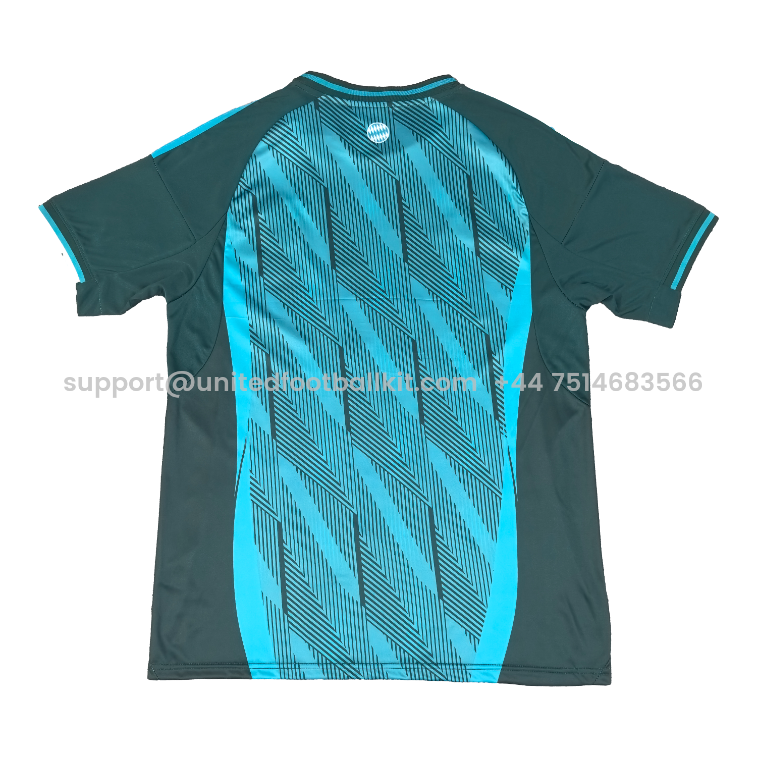 Unitedfootballkit.com | Bayern Munich 25-26 Deep Green Blue Lines Special Edition Jersey - Fans Version -Customize Name, Number and Patch | Worldwide Shipping