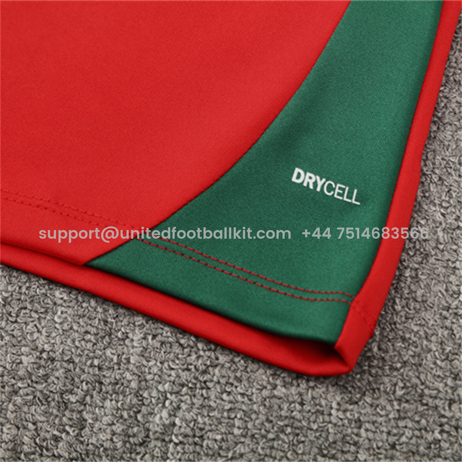 Unitedfootballkit.com | Portugal 25-26 Kids Long Sleeve Training Set - Red Top & Black Pants -Customize Name, Number and Patch | Worldwide Shipping