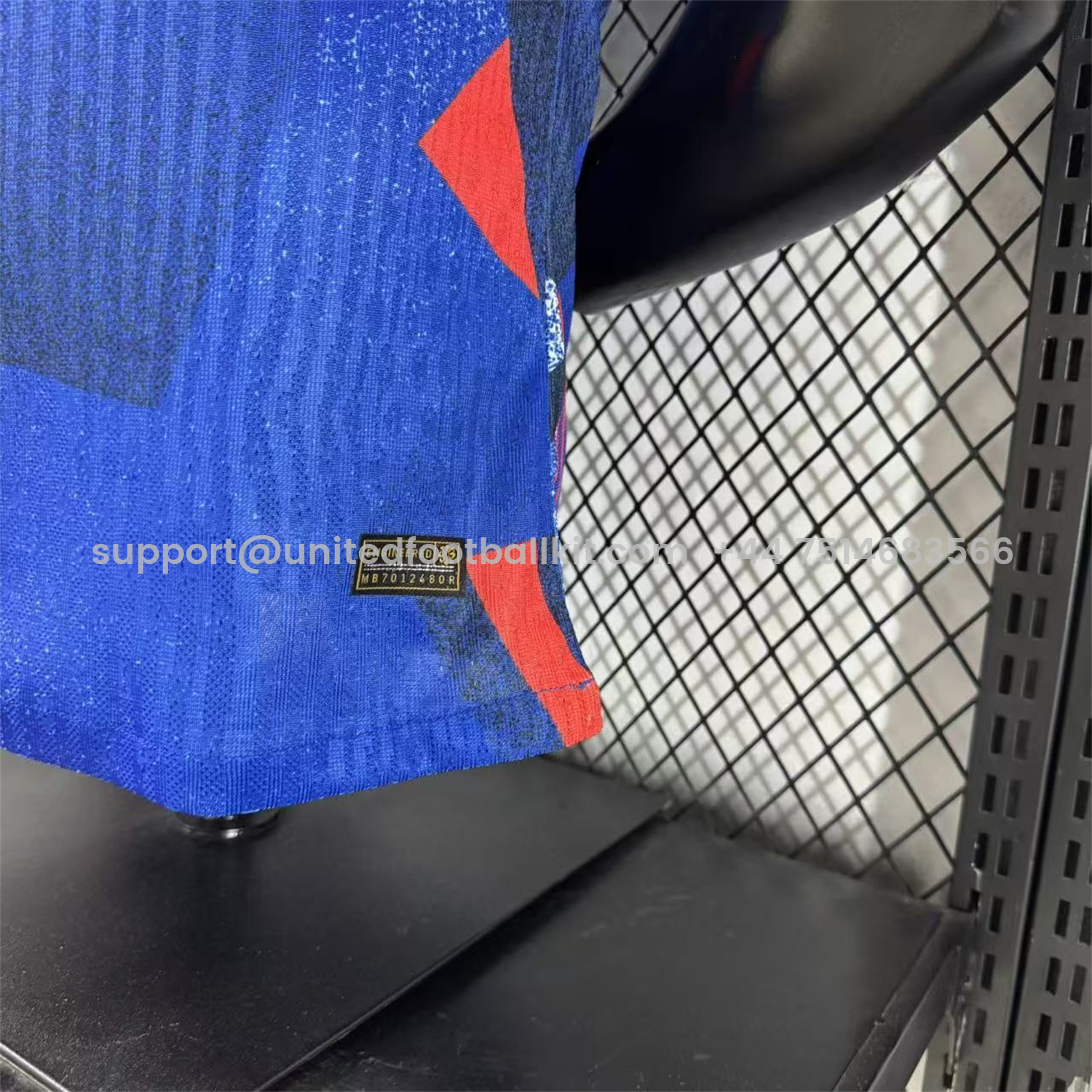 Unitedfootballkit.com | Barcelona 25-26 Blue And Red Pre-Match Jersey - Player Version -Customize Name, Number and Patch | Worldwide Shipping