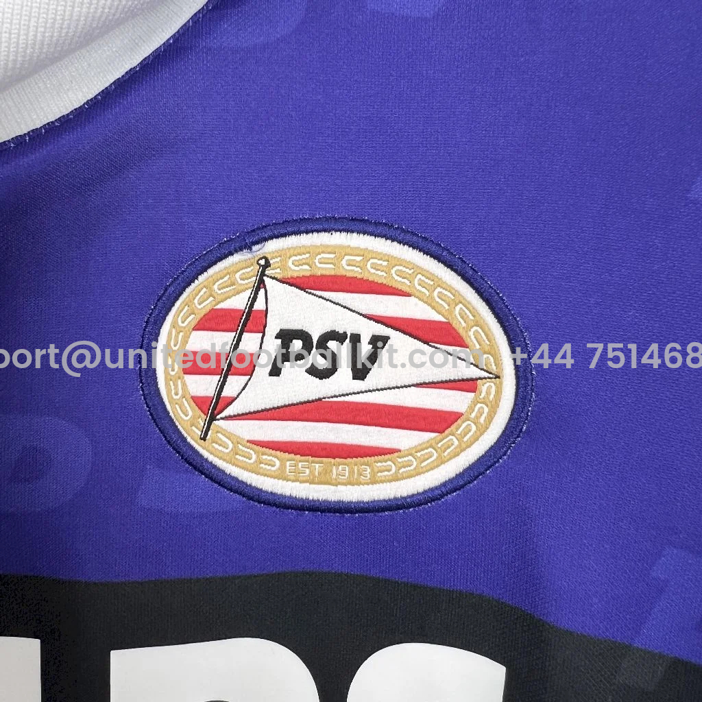 Unitedfootballkit.com | Retro PSV Eindhoven 1995-96 Away Jersey -Customize Name, Number and Patch | Worldwide Shipping