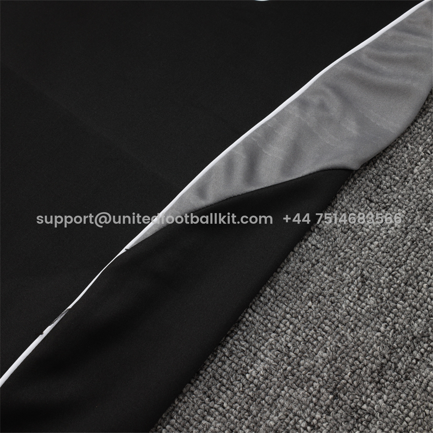 Unitedfootballkit.com | INT M.A.M 25-26 Long Sleeves Training Set - Black Top & Black Pants -Customize Name, Number and Patch | Worldwide Shipping