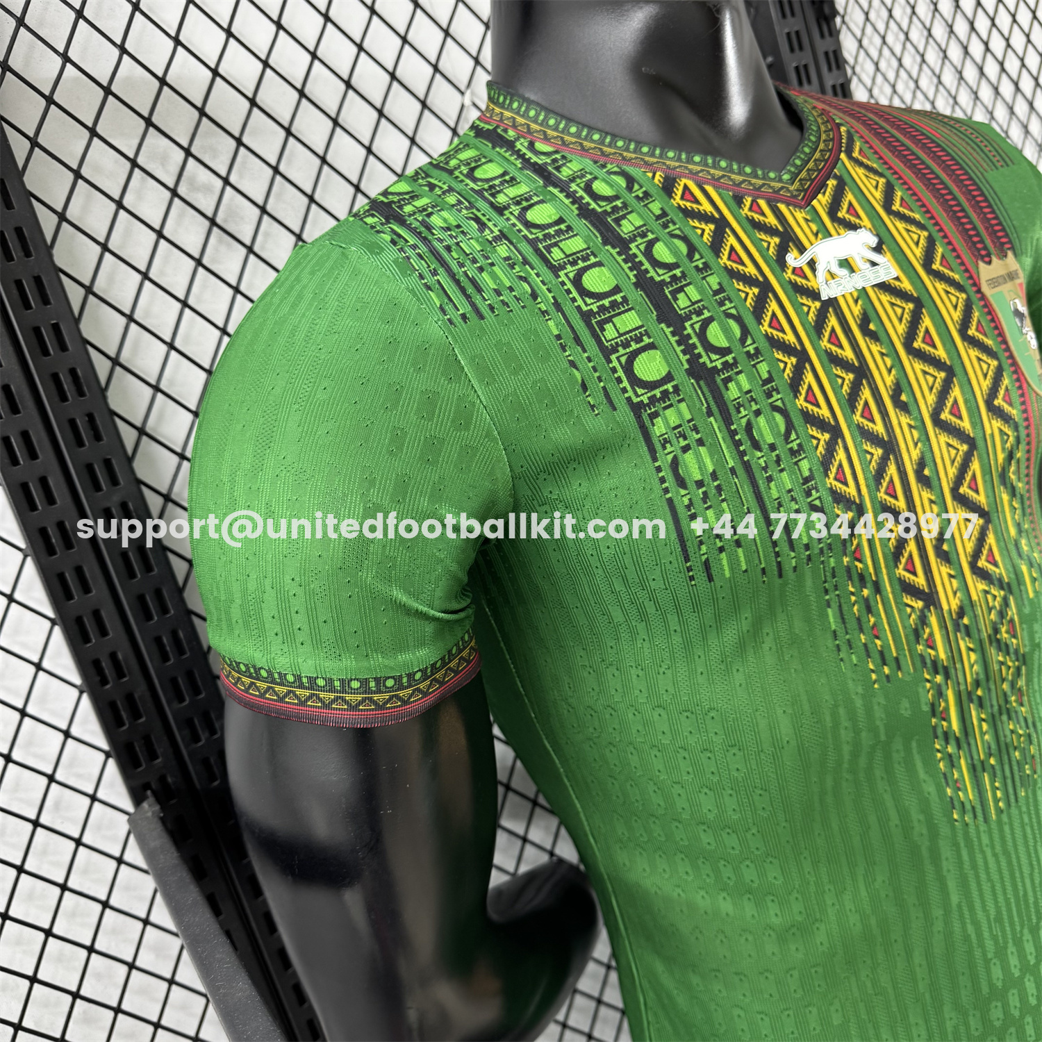 Unitedfootballkit.com | Mali 2025 Away Green Jersey - Player Version -Customize Name, Number and Patch | Worldwide Shipping