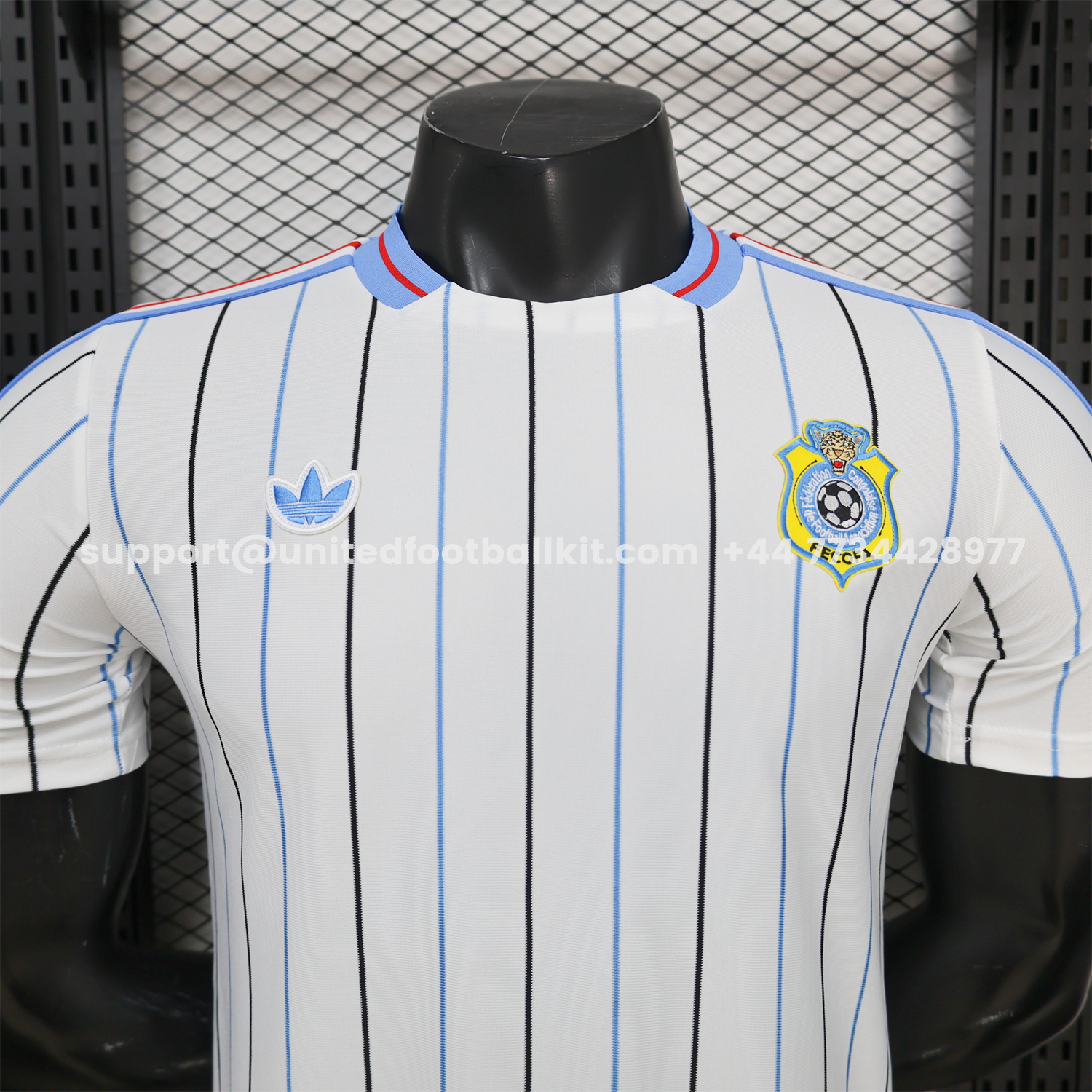 Unitedfootballkit.com | Congo 2026 Terrace Icon Retro Casual Style White Jersey - Player Version -Customize Name, Number and Patch | Worldwide Shipping
