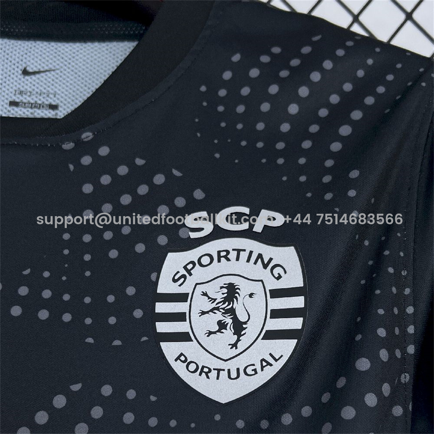 Unitedfootballkit.com | Sporting CP 25-26 Black Special Jersey - Fans Version -Customize Name, Number and Patch | Worldwide Shipping