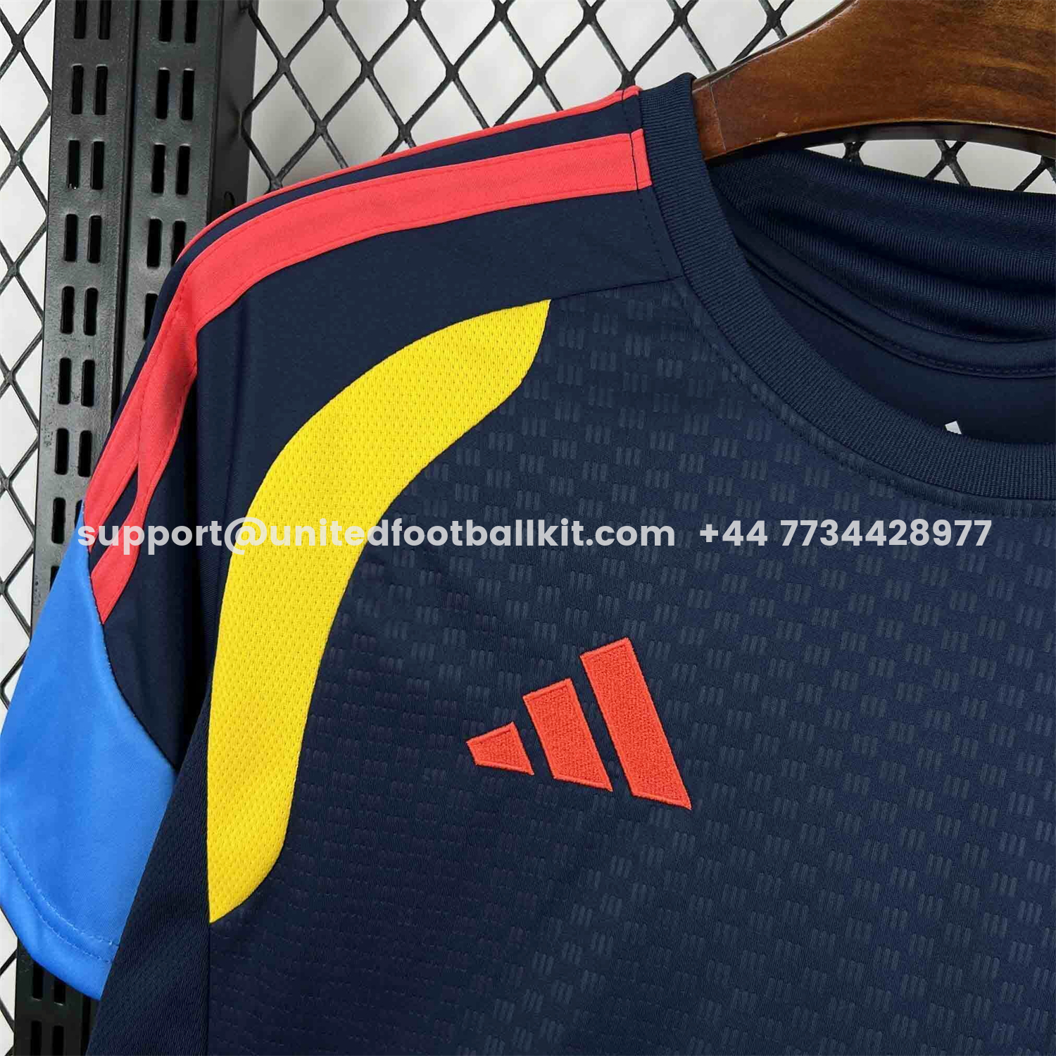 Unitedfootballkit.com | Colombia 2026 Deep Blue Pre-Match Training Jersey - Fans Version -Customize Name, Number and Patch | Worldwide Shipping
