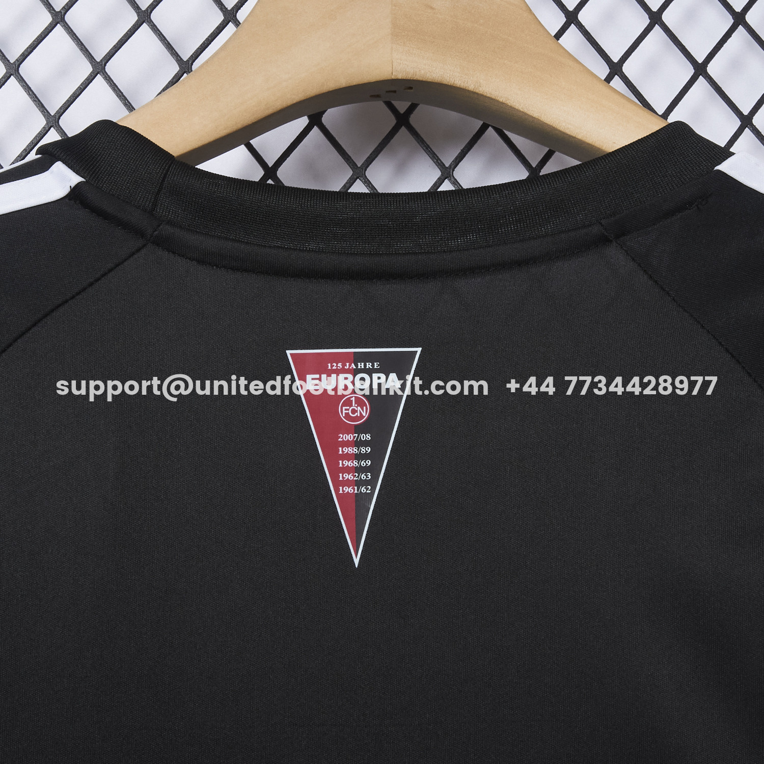 Unitedfootballkit.com | Nürnberg 25-26 Black 125-Year Anniversary Jersey - Fans Version -Customize Name, Number and Patch | Worldwide Shipping
