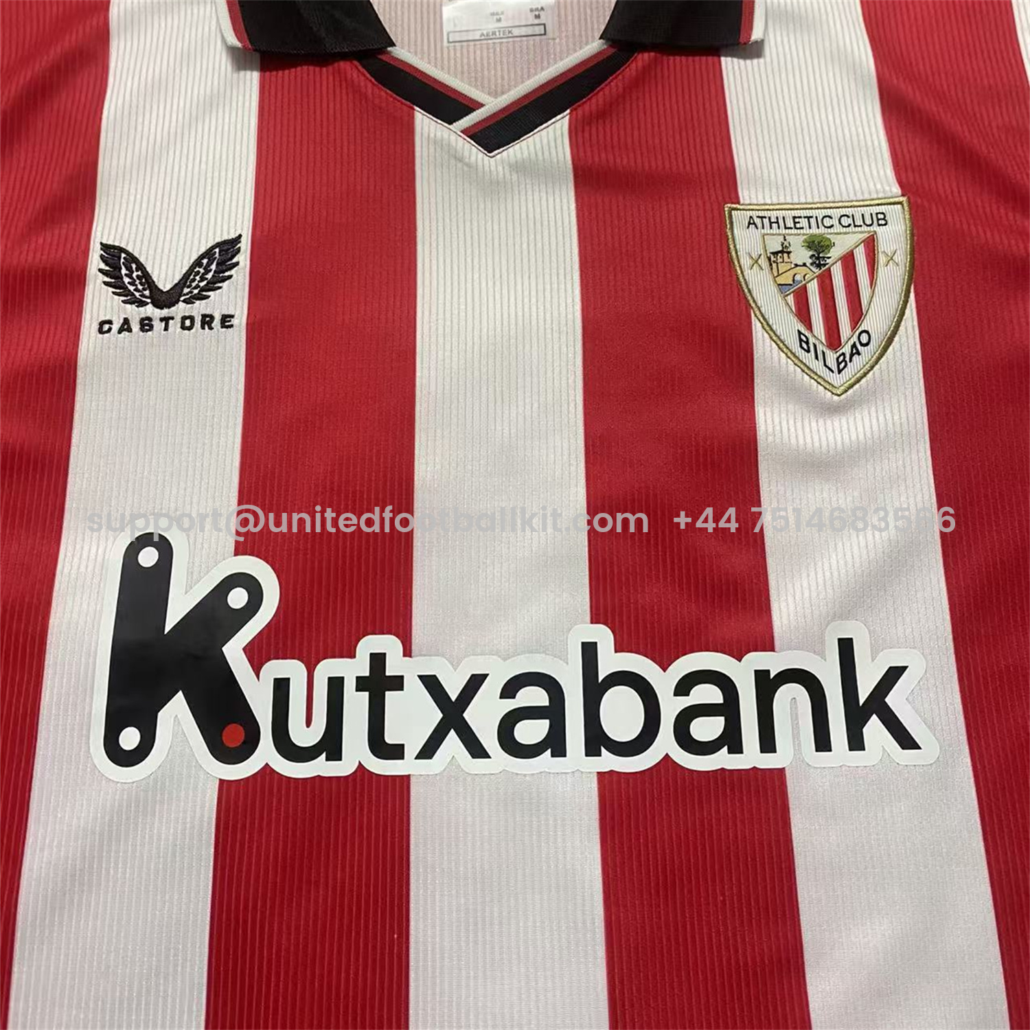 Unitedfootballkit.com | Athletic Bilbao 25-26 Home Jersey - Fans Version -Customize Name, Number and Patch | Worldwide Shipping