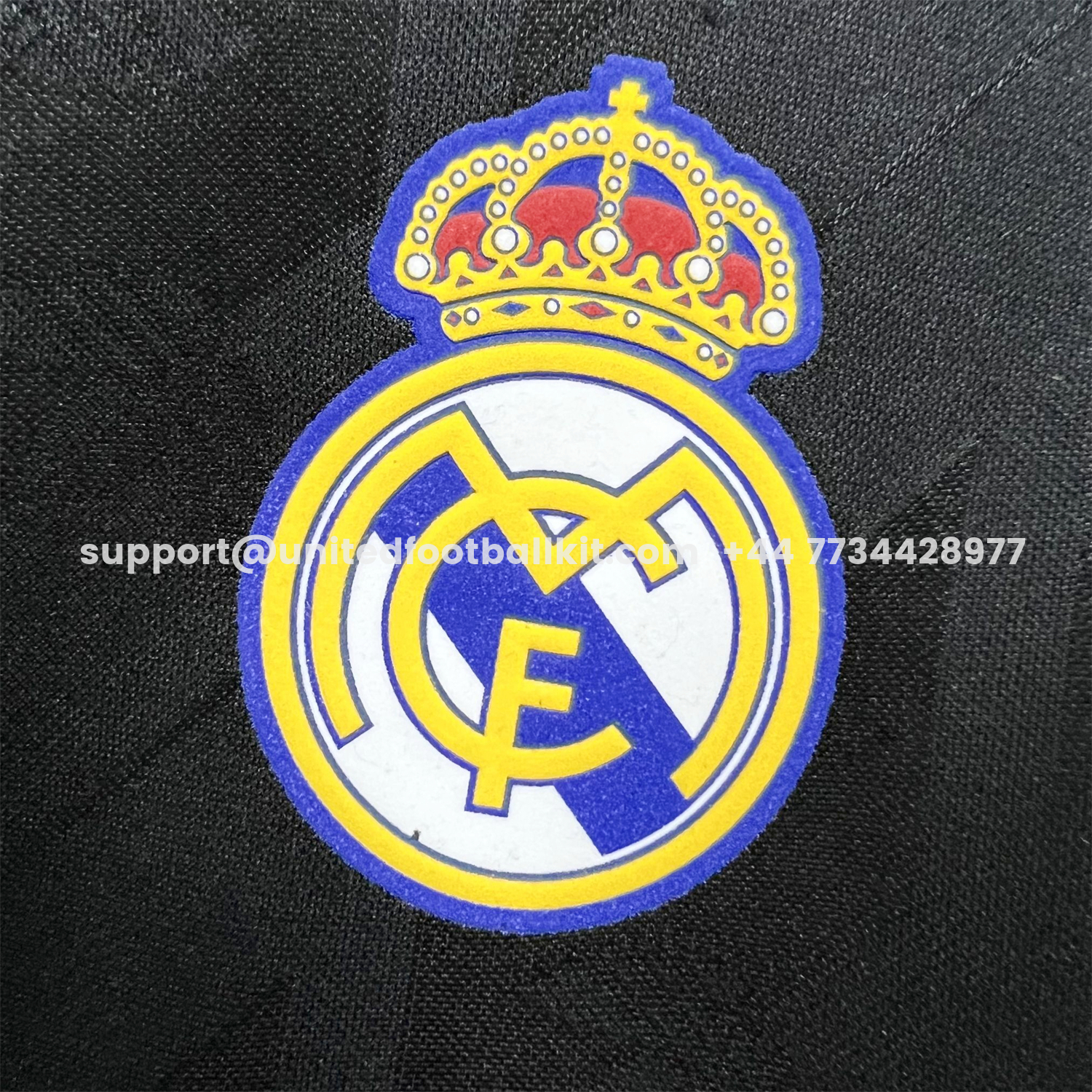 Unitedfootballkit.com | Real Madrid 26-27 Black Casual Jersey - Fans Version -Customize Name, Number and Patch | Worldwide Shipping