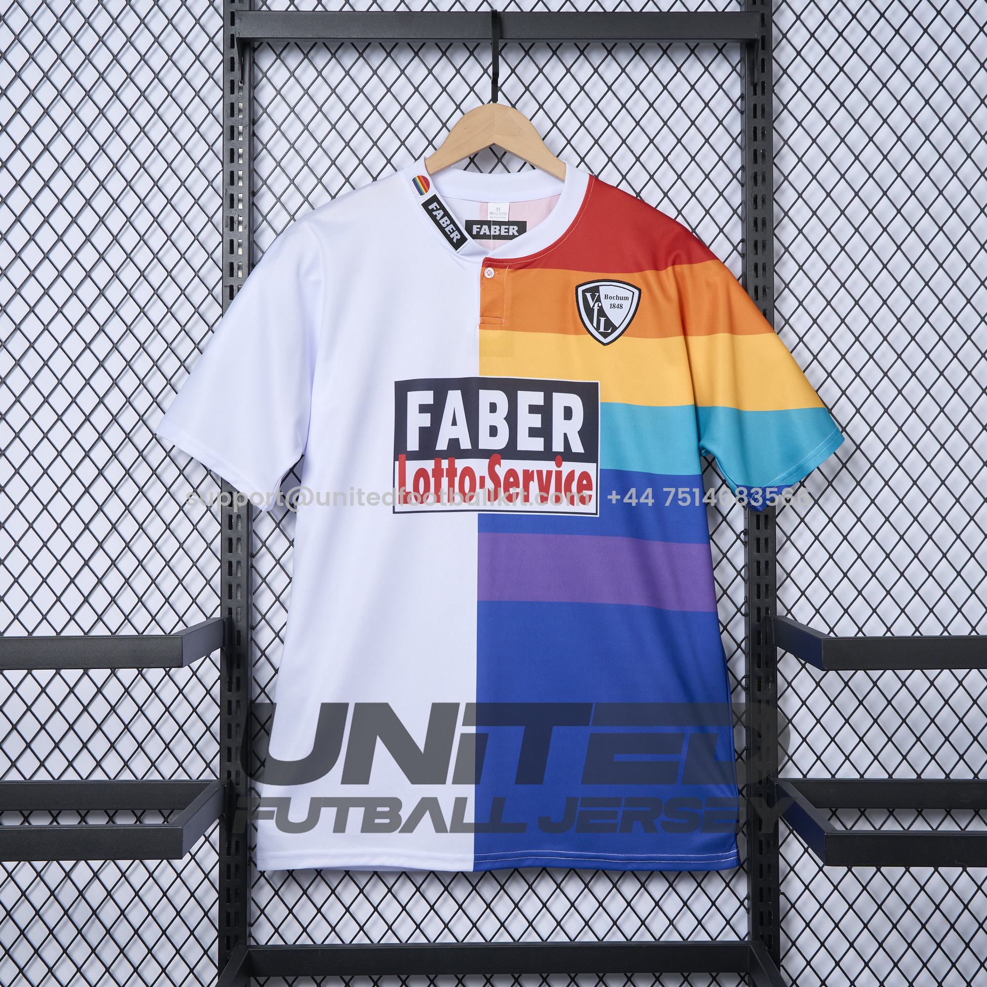 Unitedfootballkit.com | Retro VfL Bochum 1997-99 Away Jersey -Customize Name, Number and Patch | Worldwide Shipping