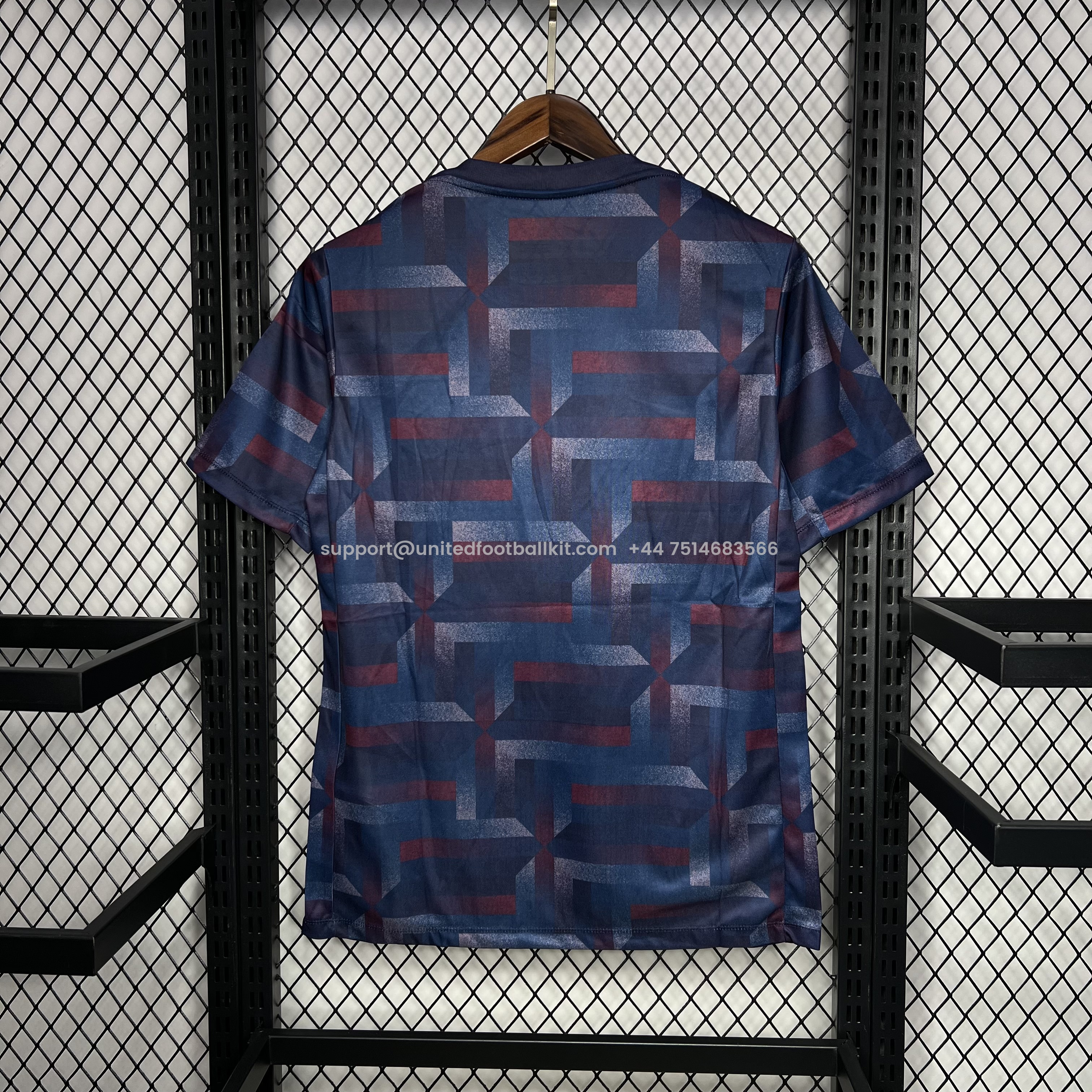 Unitedfootballkit.com | England 2024 Pre-match Training Jersey - Fans Version -Customize Name, Number and Patch | Worldwide Shipping