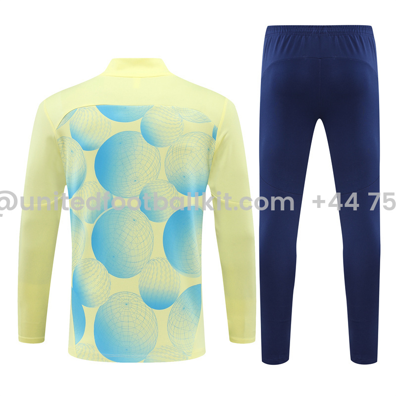 Unitedfootballkit.com | Manchester City 24-25 Long Sleeve Training Set - Yellow Camouflage -Customize Name, Number and Patch | Worldwide Shipping