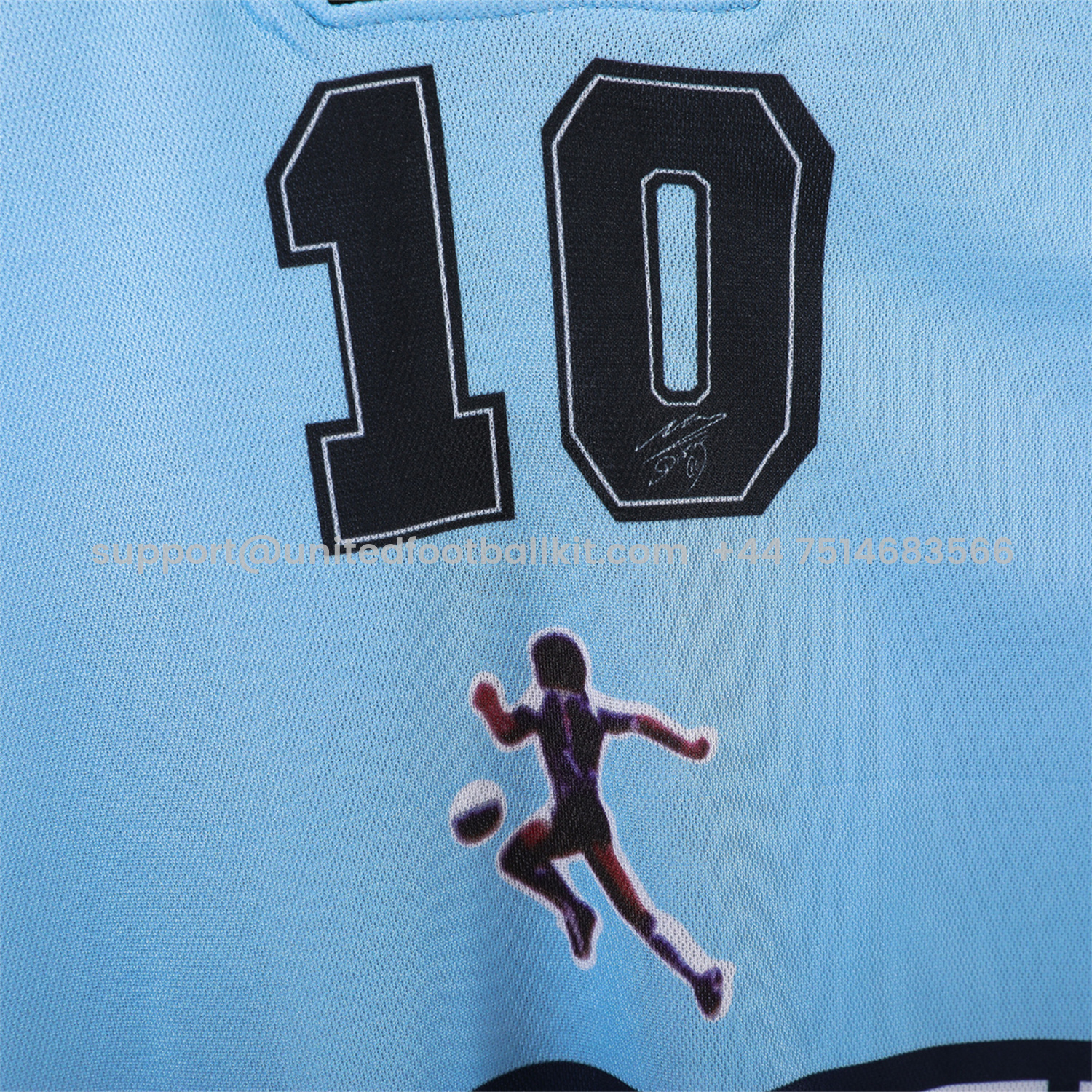 Unitedfootballkit.com | Retro Argentina 2001 Home Maradona Commemorative Jersey -Customize Name, Number and Patch | Worldwide Shipping