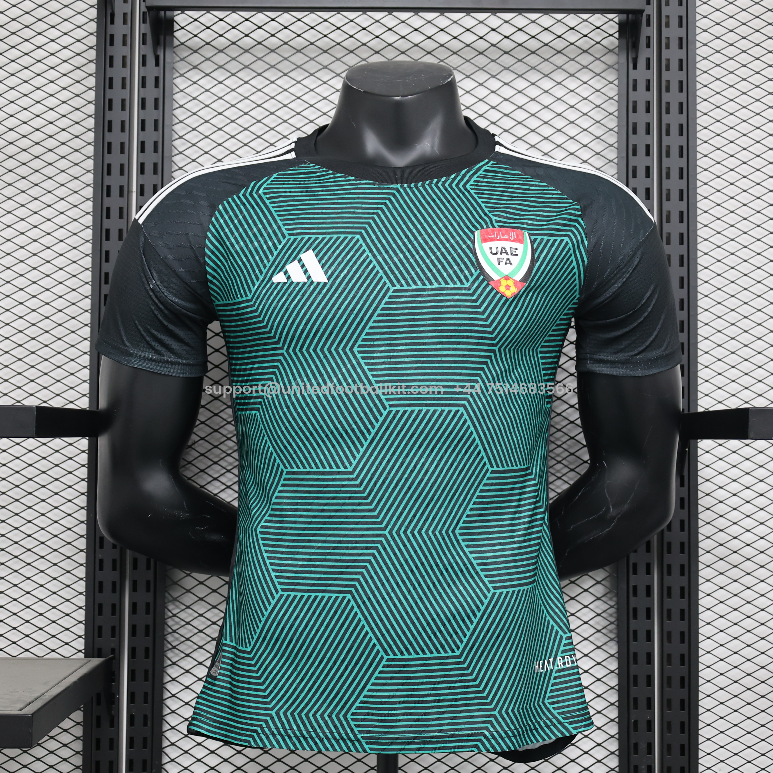 Unitedfootballkit.com | United Arab Emirates 2024 Away Stadium Jersey - Player Version -Customize Name, Number and Patch | Worldwide Shipping
