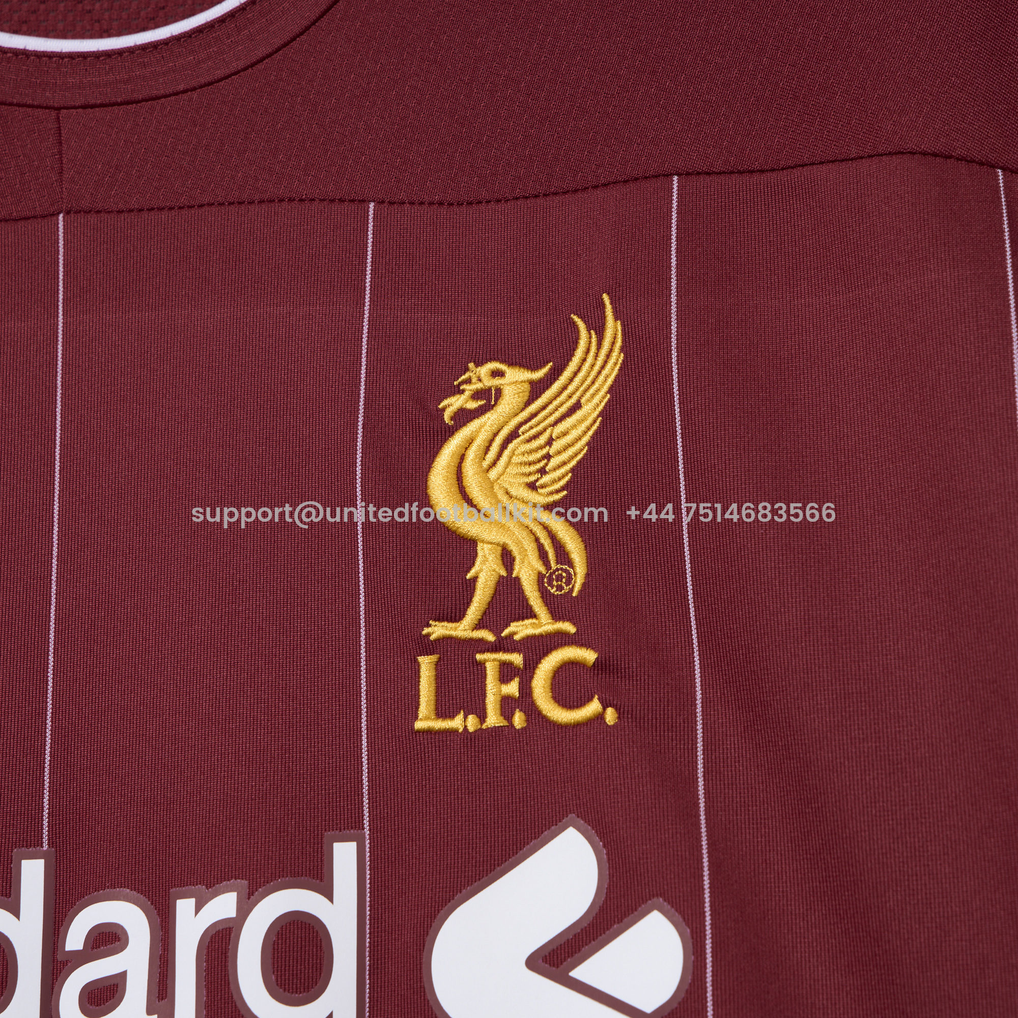 Unitedfootballkit.com | Retro Liver.pool 2019-20 Home Stadium Jersey -Customize Name, Number and Patch | Worldwide Shipping