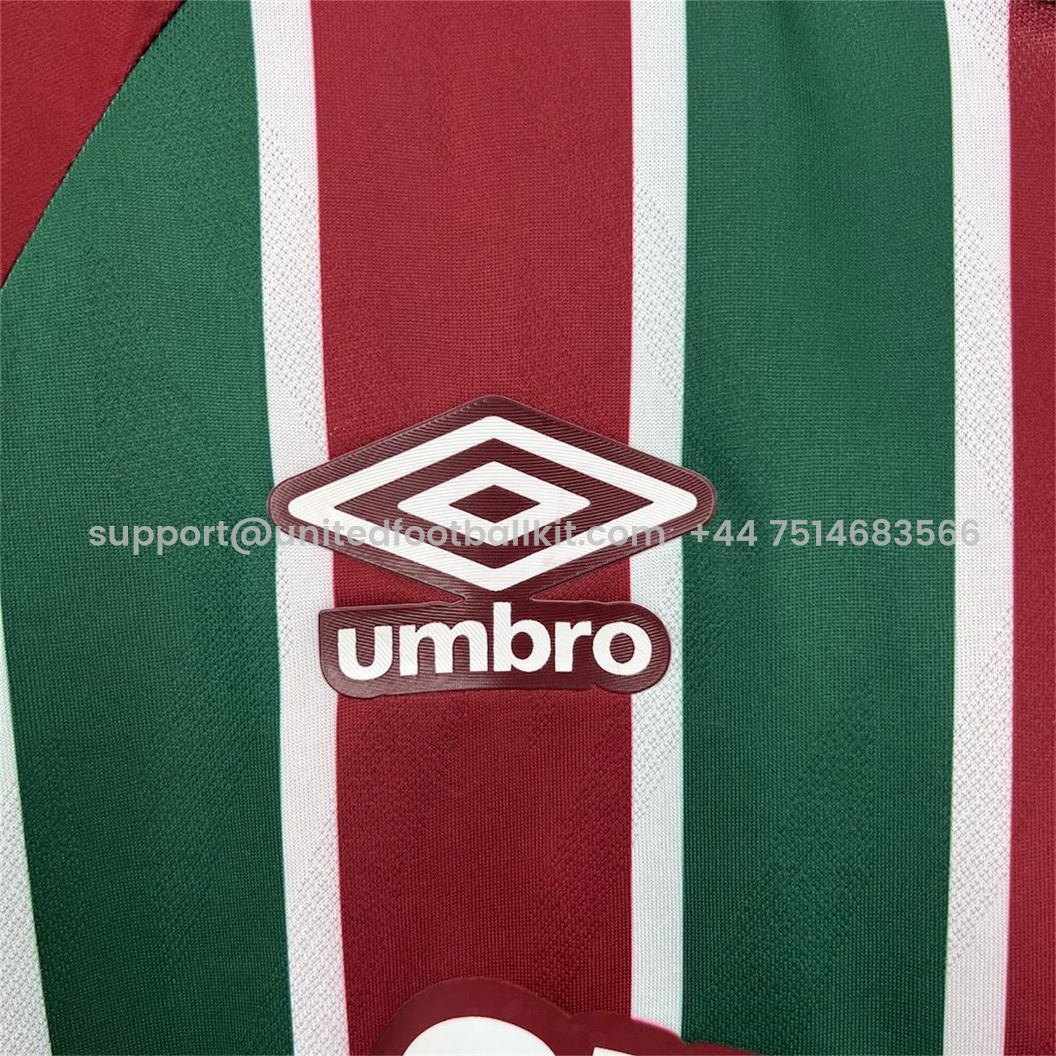 Unitedfootballkit.com | Fluminense 25-26 Home Long Sleeves Jersey - Fans Version -Customize Name, Number and Patch | Worldwide Shipping