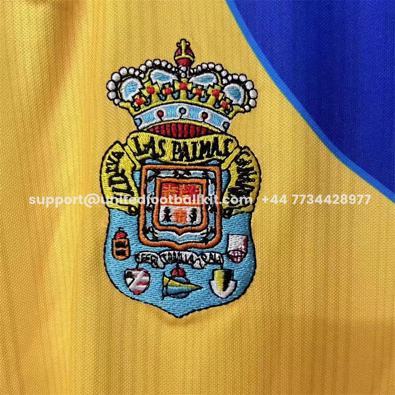 Unitedfootballkit.com | Retro Las Palmas 2000-01 Home Jersey -Customize Name, Number and Patch | Worldwide Shipping