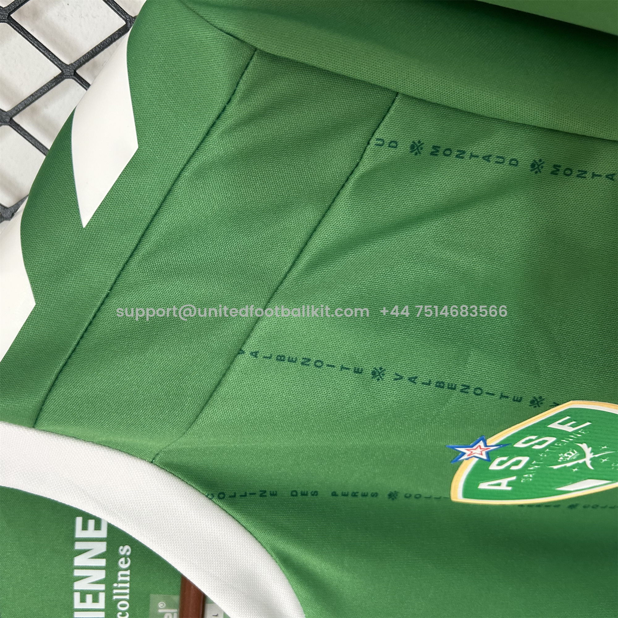 Unitedfootballkit.com | Saint-Étienne 24-25 Home Jersey - Fans Version -Customize Name, Number and Patch | Worldwide Shipping