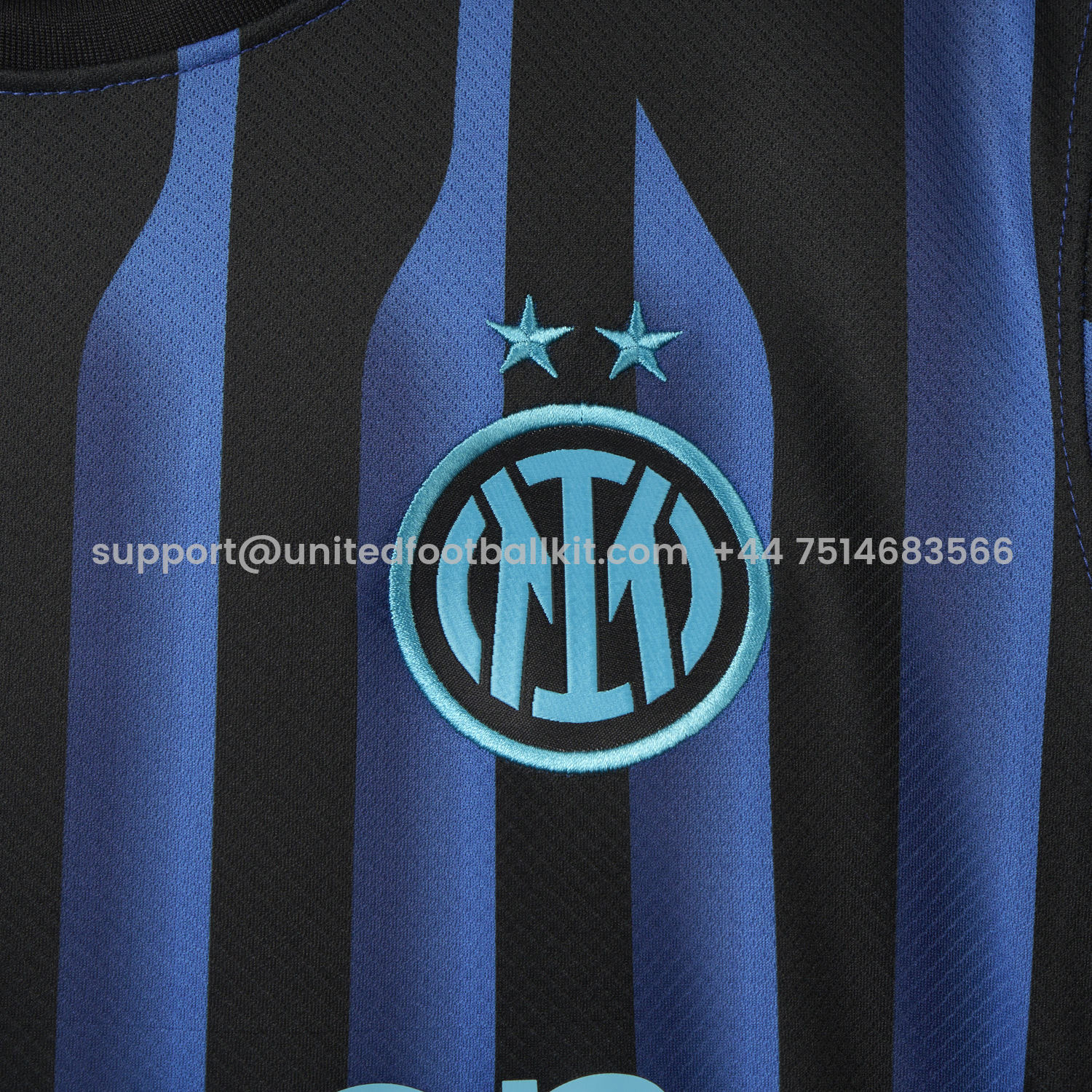 Unitedfootballkit.com | Inter Milan 25-26 Home Jersey - Fans Version -Customize Name, Number and Patch | Worldwide Shipping