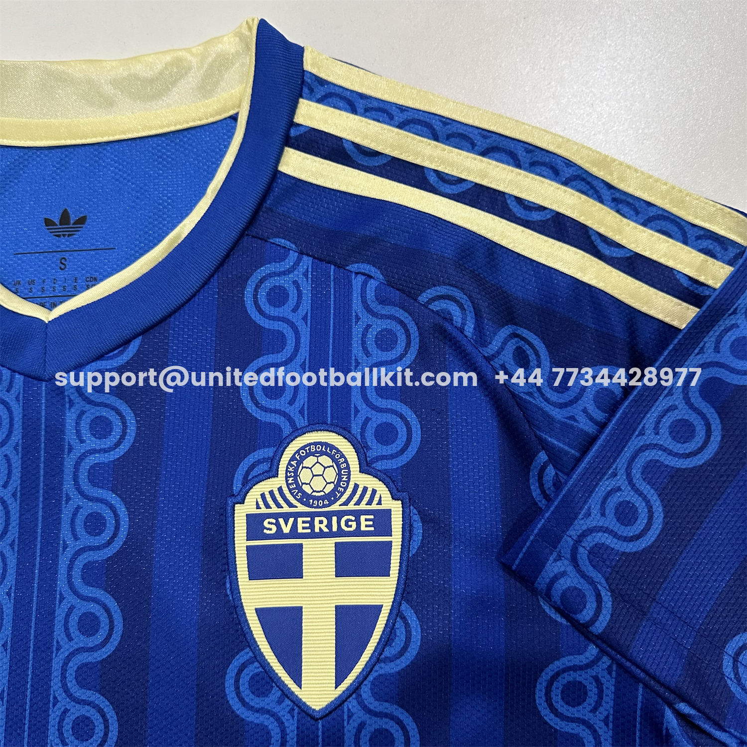 Unitedfootballkit.com | Sweden 2026 Away Jersey - Fans Version -Customize Name, Number and Patch | Worldwide Shipping