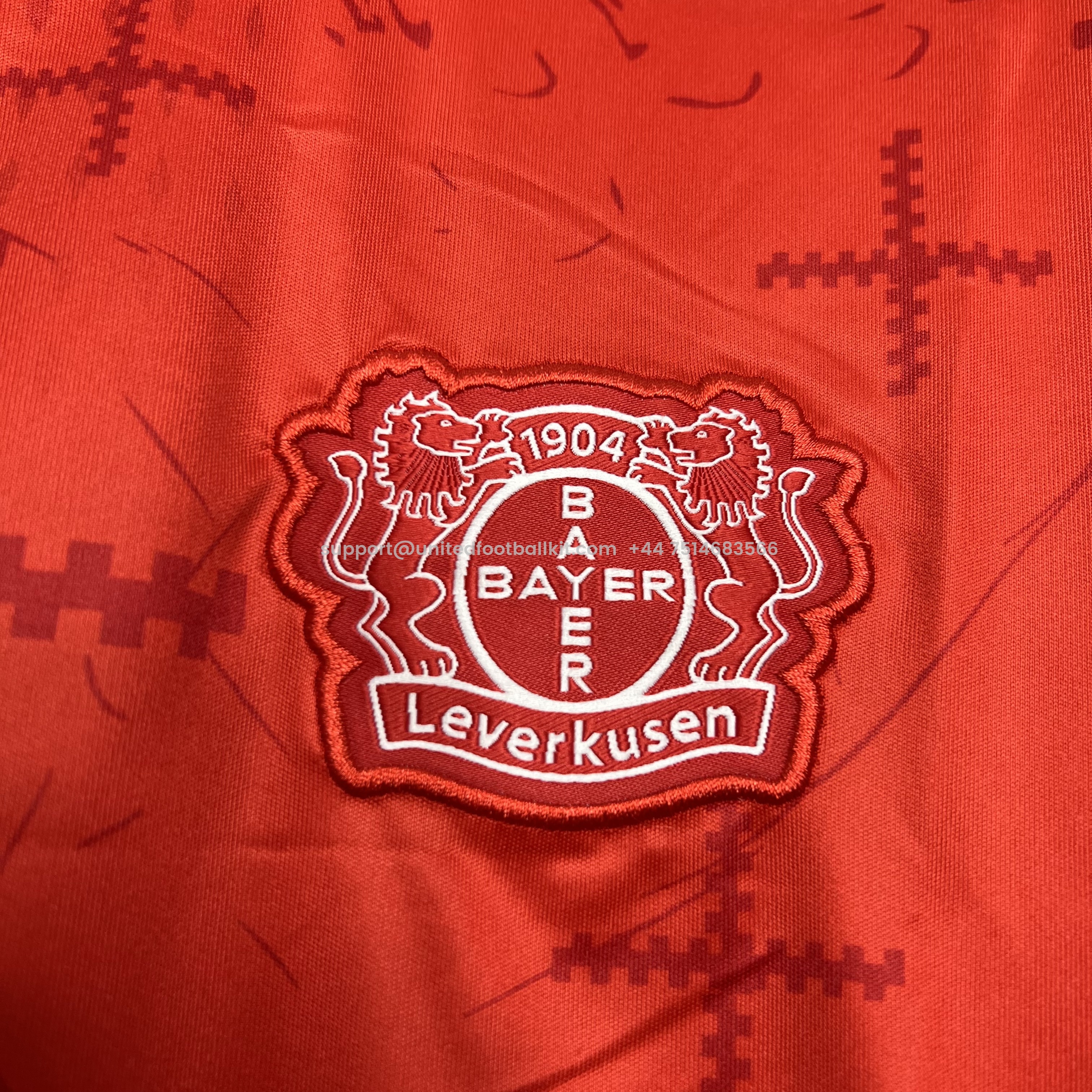 Unitedfootballkit.com | Bayer 04 Leverkusen 24-25 Home Stadium Jersey - Fans Version -Customize Name, Number and Patch | Worldwide Shipping