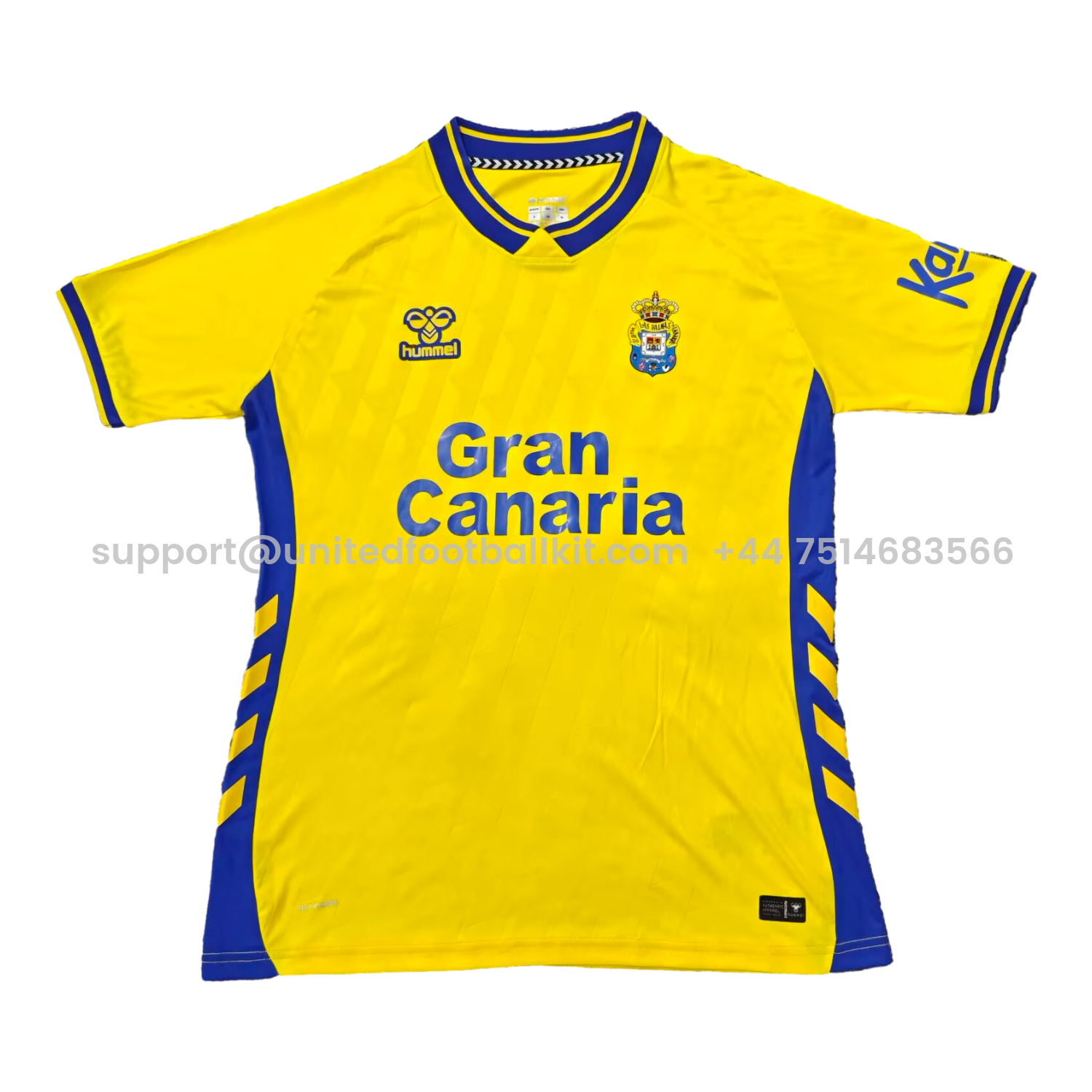 Unitedfootballkit.com | Las Palmas 25-26 Home Jersey - Fans Version -Customize Name, Number and Patch | Worldwide Shipping