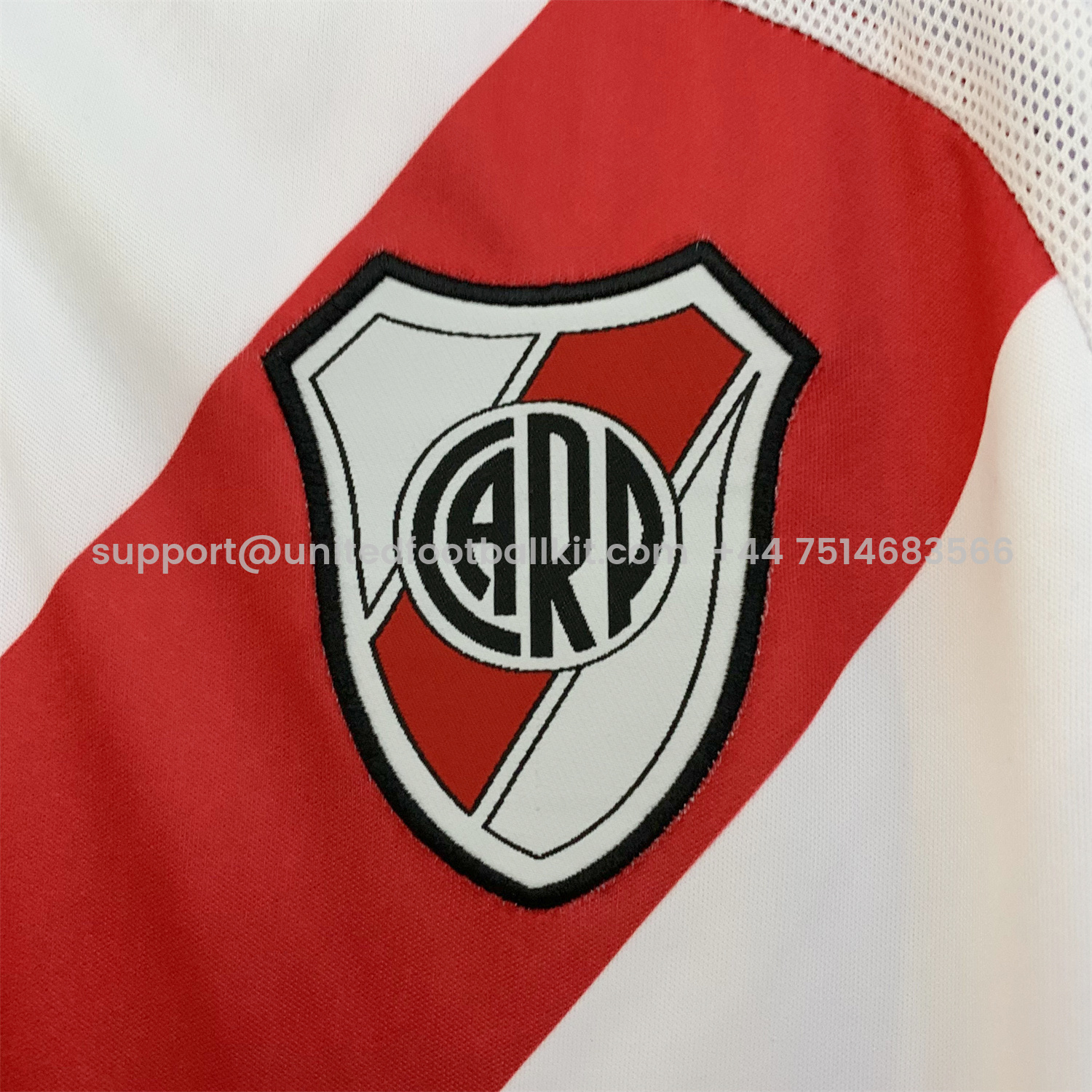 Unitedfootballkit.com | Retro River Plate 2006-07 Home Long Sleeves Jersey -Customize Name, Number and Patch | Worldwide Shipping