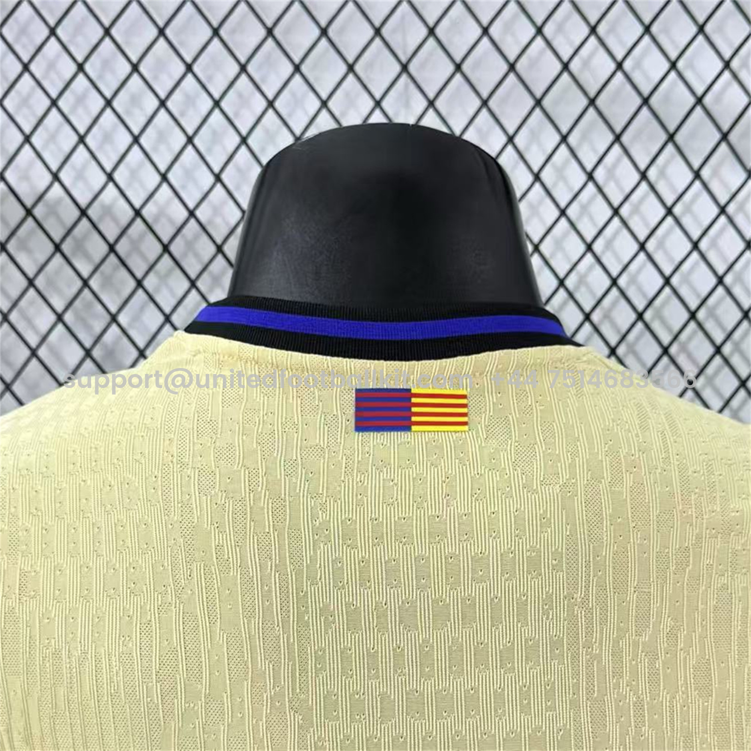 Unitedfootballkit.com | Barcelona 25-26 Away Unsponsored Jersey - Player Version -Customize Name, Number and Patch | Worldwide Shipping