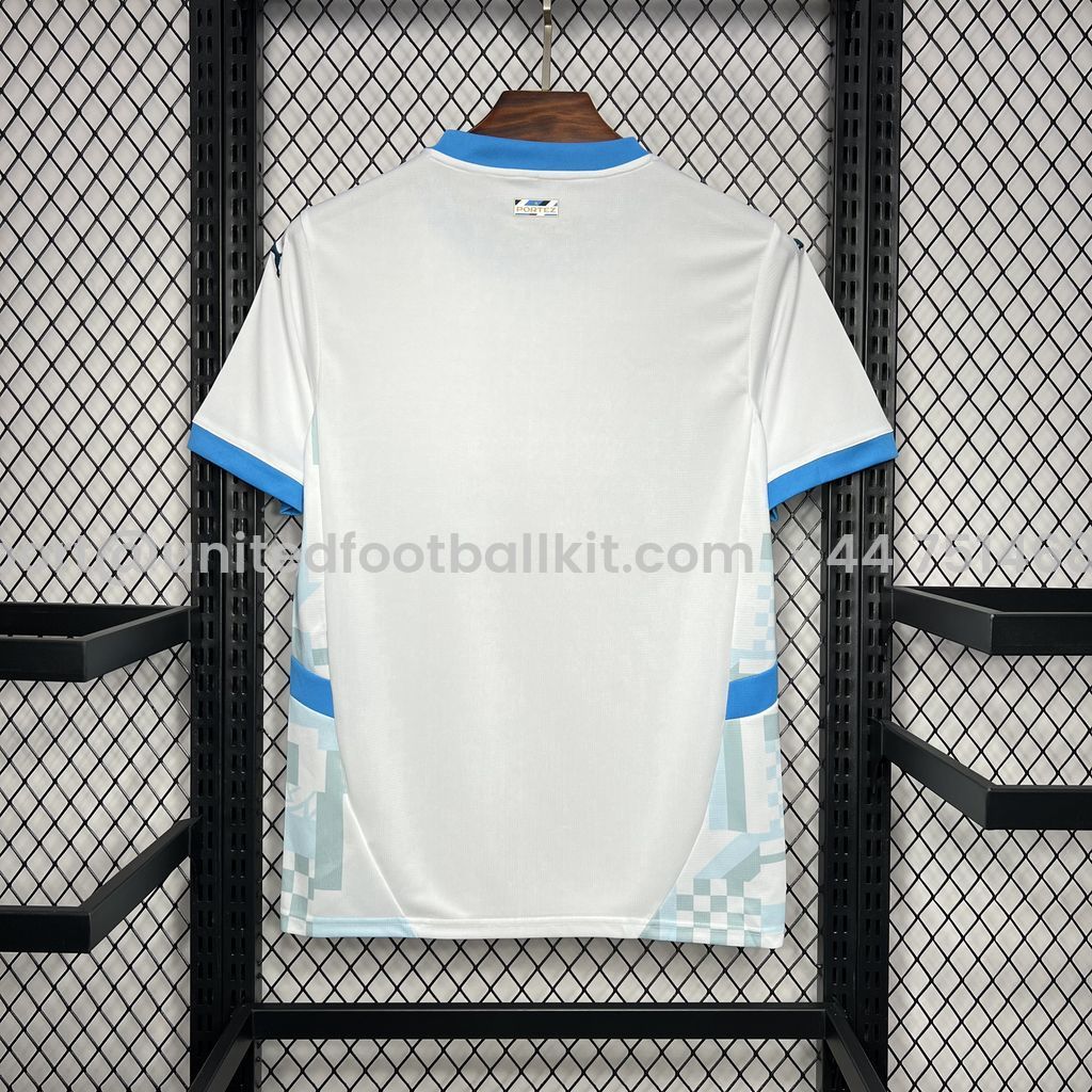 Unitedfootballkit.com | Marseille 24-25 Home Stadium Jersey - Fans Version -Customize Name, Number and Patch | Worldwide Shipping