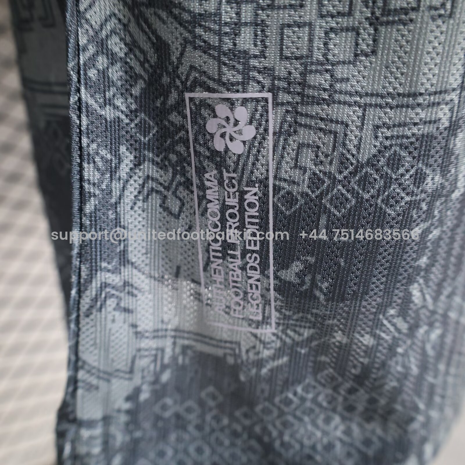 Unitedfootballkit.com | Argentina 2024-25 COMMA Messi Black Jersey - Black Version -Customize Name, Number and Patch | Worldwide Shipping