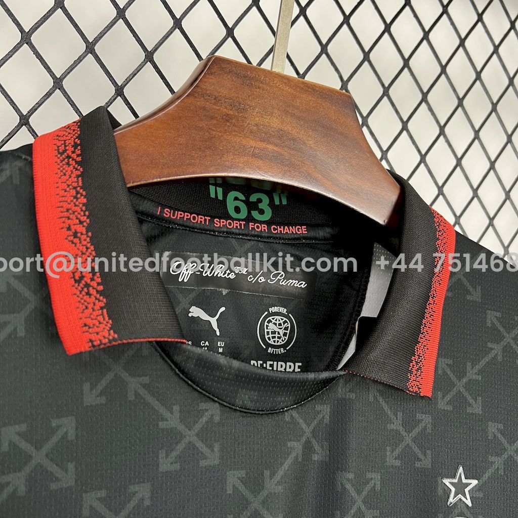 Unitedfootballkit.com | AC Milan 24-25 Black Green “Diavoli” Special Edition Jersey - Fans Version -Customize Name, Number and Patch | Worldwide Shipping