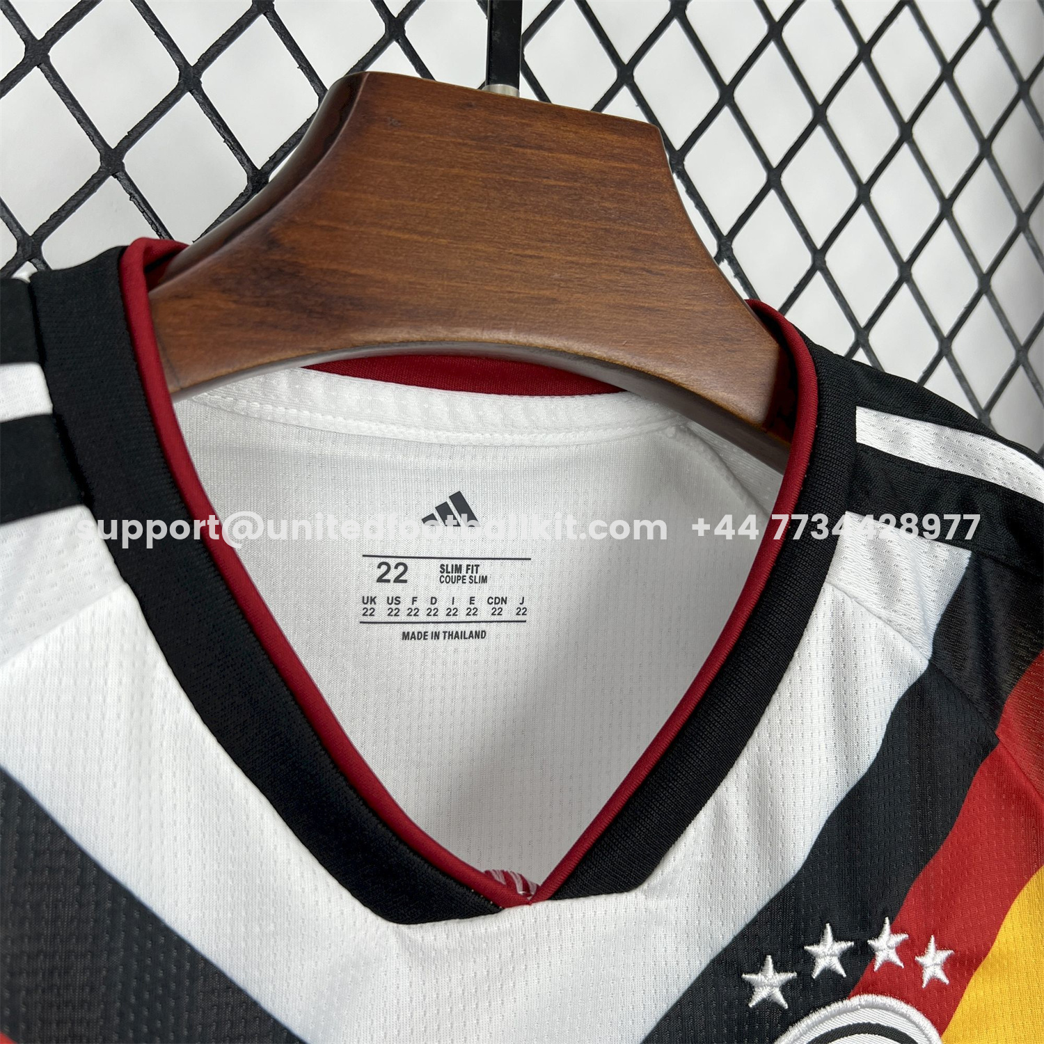 Unitedfootballkit.com | Germany 2026 Home Kids Kit - Fans Version -Customize Name, Number and Patch | Worldwide Shipping