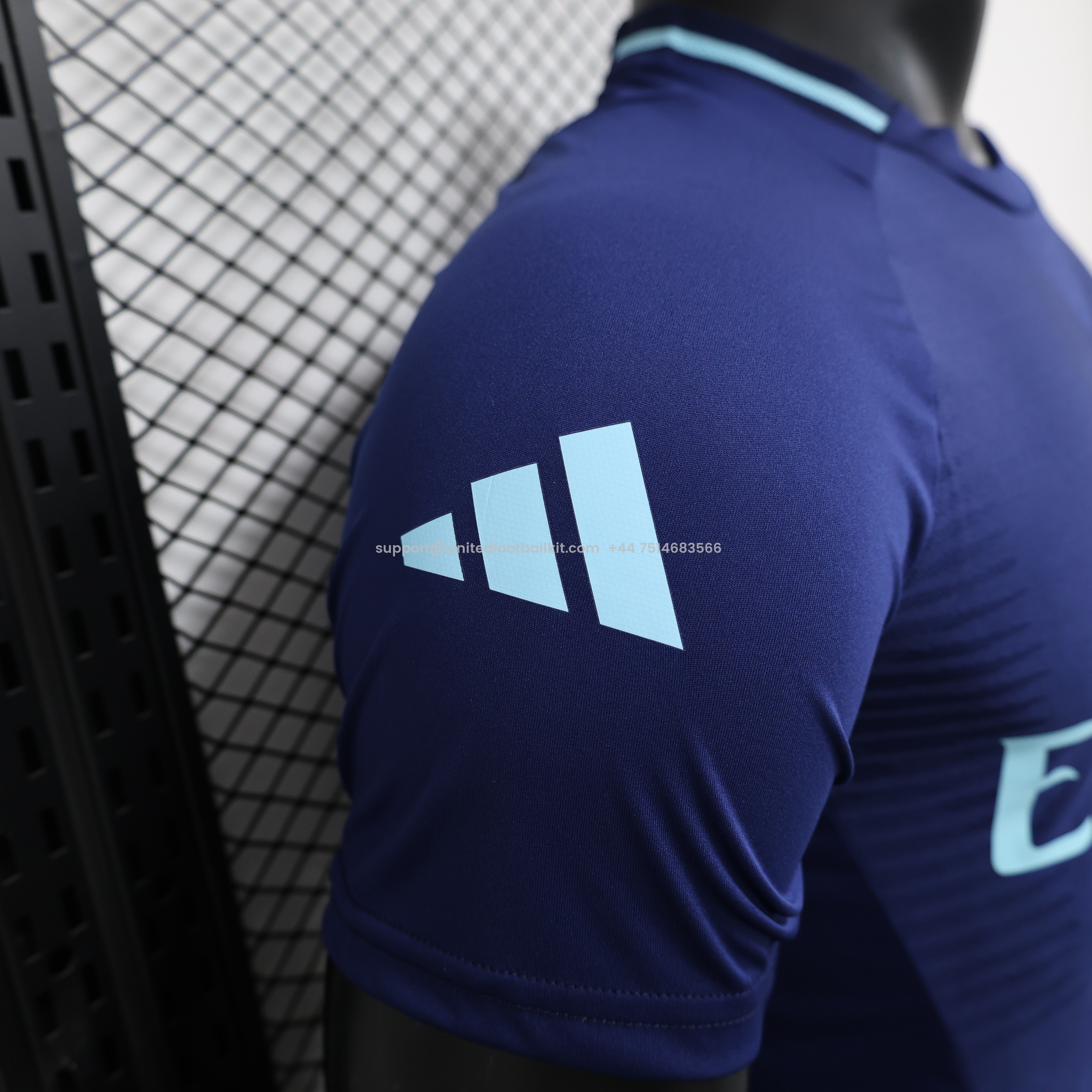 Unitedfootballkit.com | Arsenal 24-25 Blue Pre-match Training Jersey - Player Version -Customize Name, Number and Patch | Worldwide Shipping