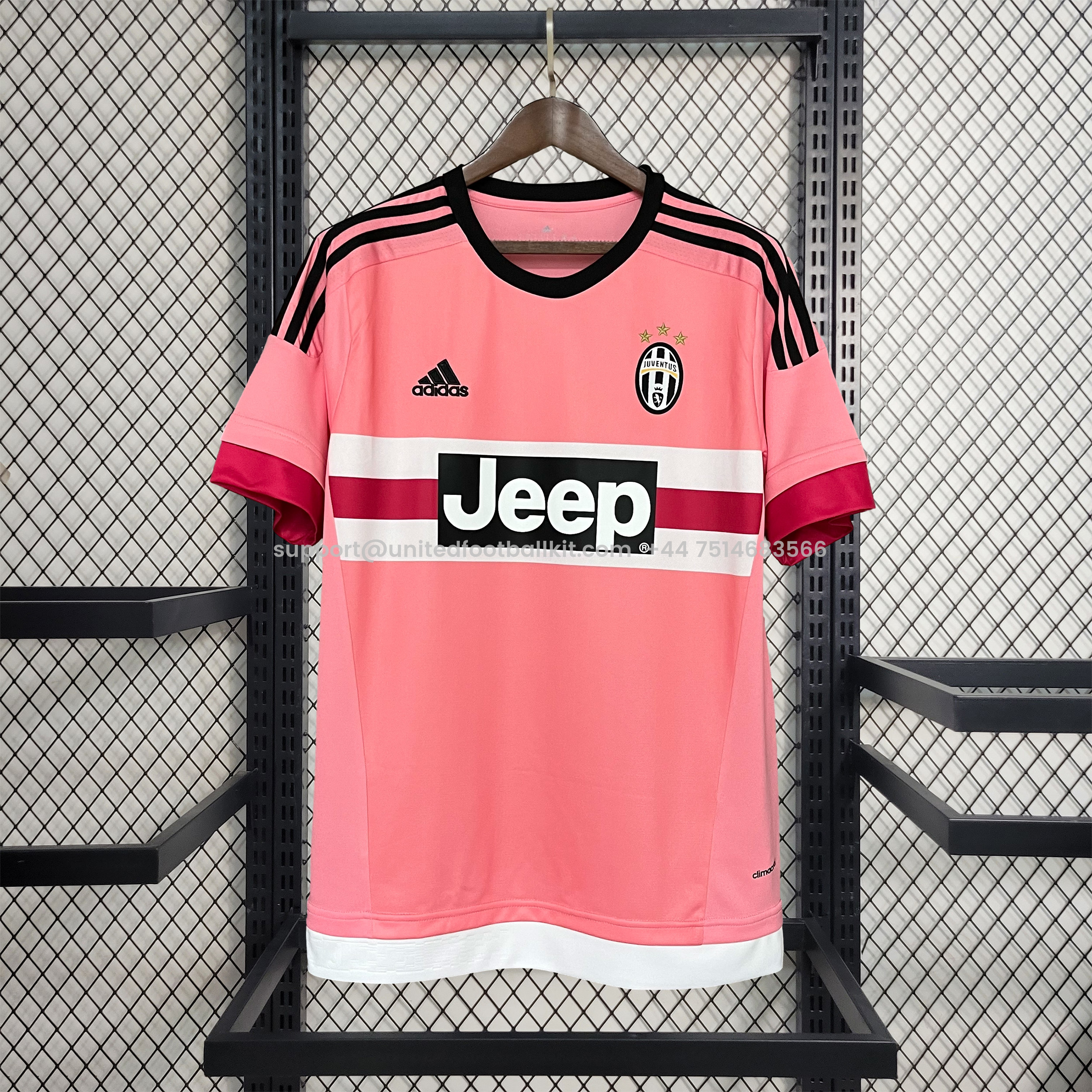 Unitedfootballkit.com | Retro Juventus 2015-16 Away Stadium Jersey -Customize Name, Number and Patch | Worldwide Shipping
