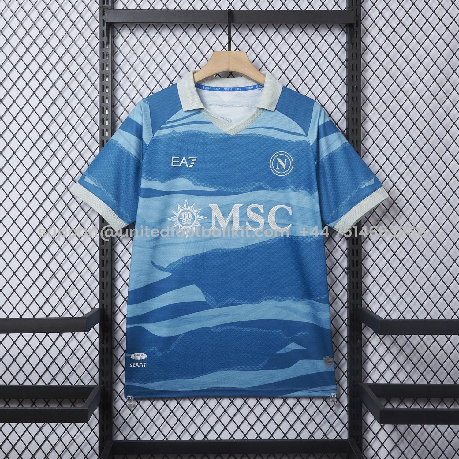 Unitedfootballkit.com | Napoli 24-25 Partenope Special Edition Jersey - Fans Version -Customize Name, Number and Patch | Worldwide Shipping