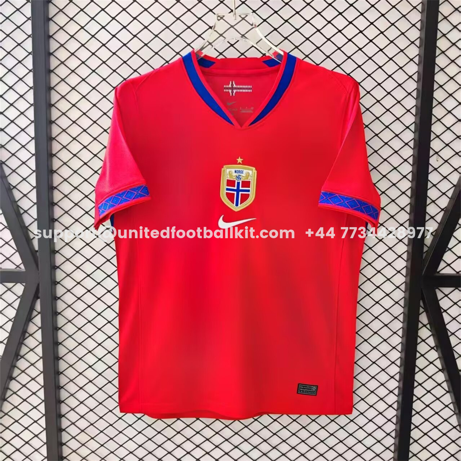Unitedfootballkit.com | Norway 2026 Home Jersey - Fans Version -Customize Name, Number and Patch | Worldwide Shipping