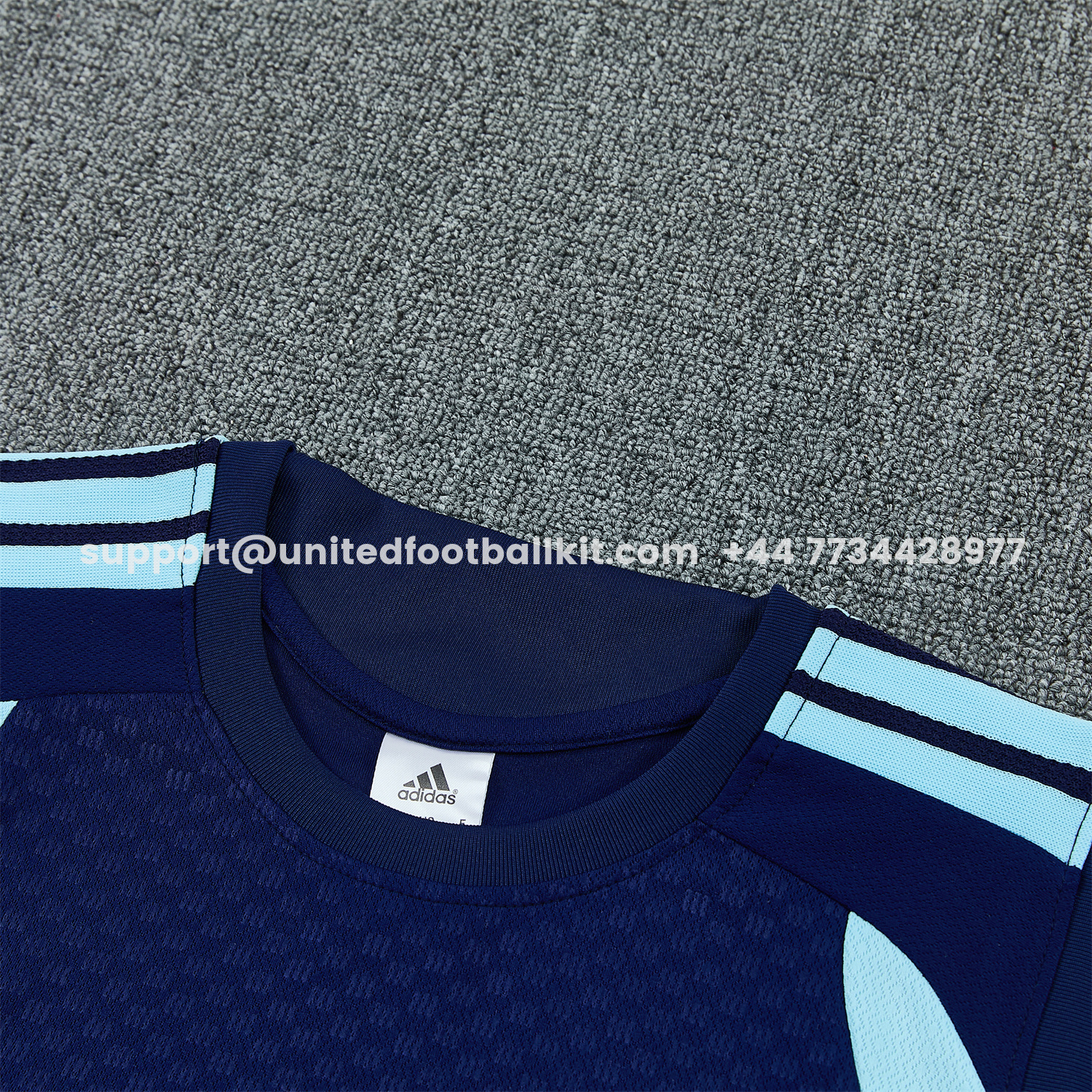 Unitedfootballkit.com | Argentina 2026 Vest Training Set - Dark Blue Vest and Shorts -Customize Name, Number and Patch | Worldwide Shipping
