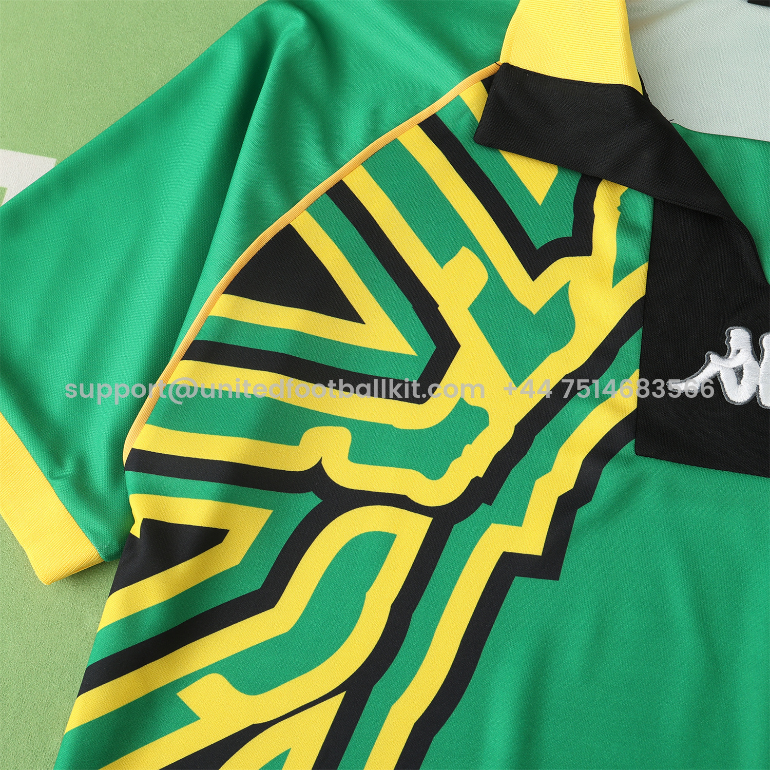 Unitedfootballkit.com | Retro Jamaica 1998 Away Jersey -Customize Name, Number and Patch | Worldwide Shipping