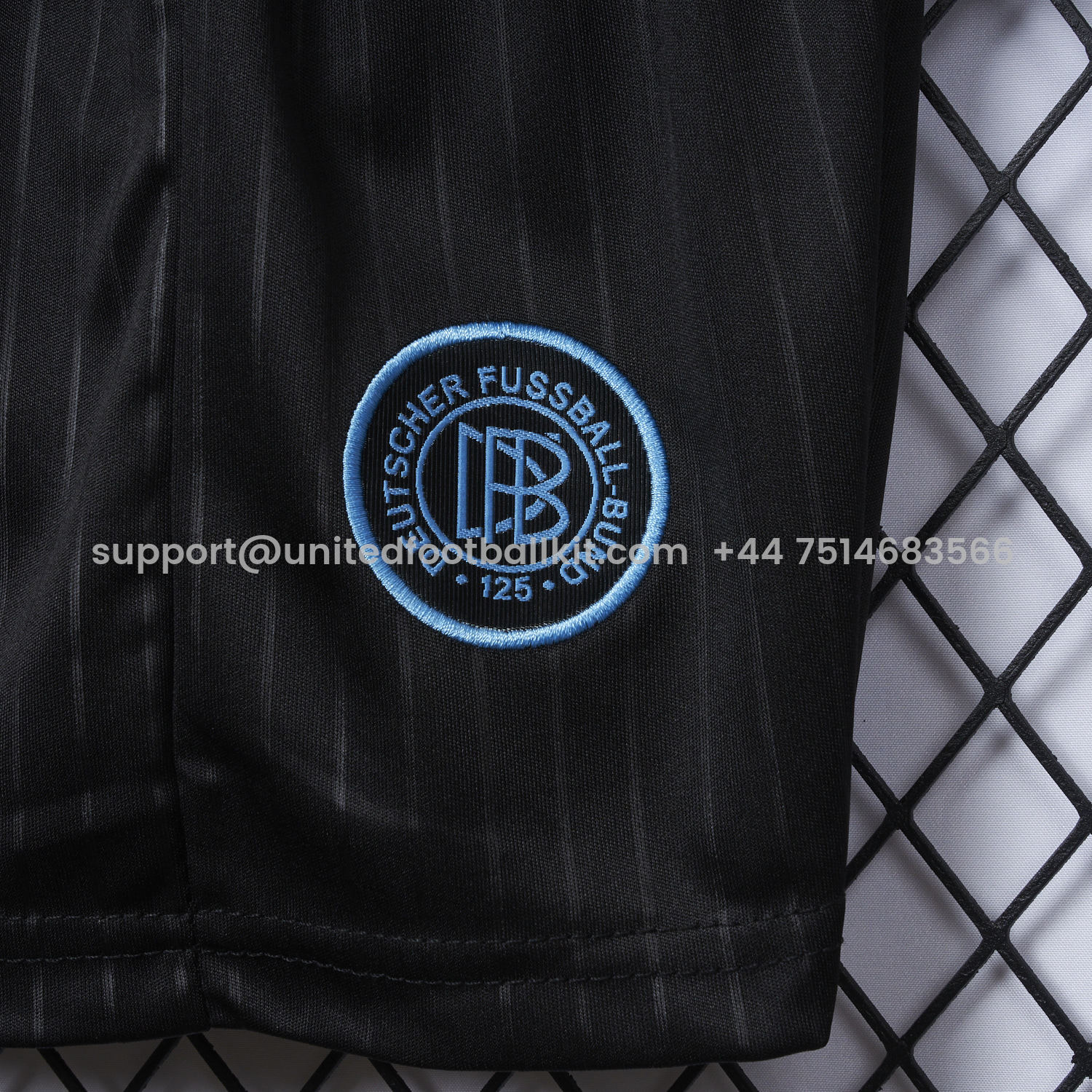 Unitedfootballkit.com | Germany 2025 125-Year Anniversary Blue Goalkeeper Kids Kit -Customize Name, Number and Patch | Worldwide Shipping