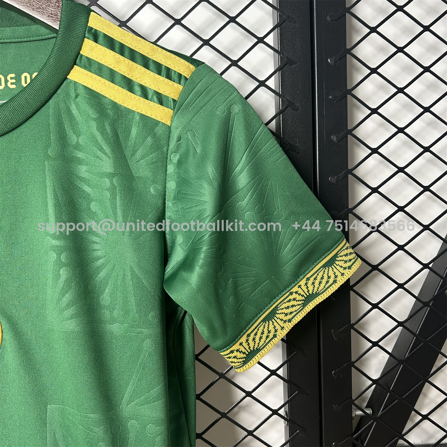 Unitedfootballkit.com | Mexico 2025 Gold Cup Green Kids Kit -Customize Name, Number and Patch | Worldwide Shipping