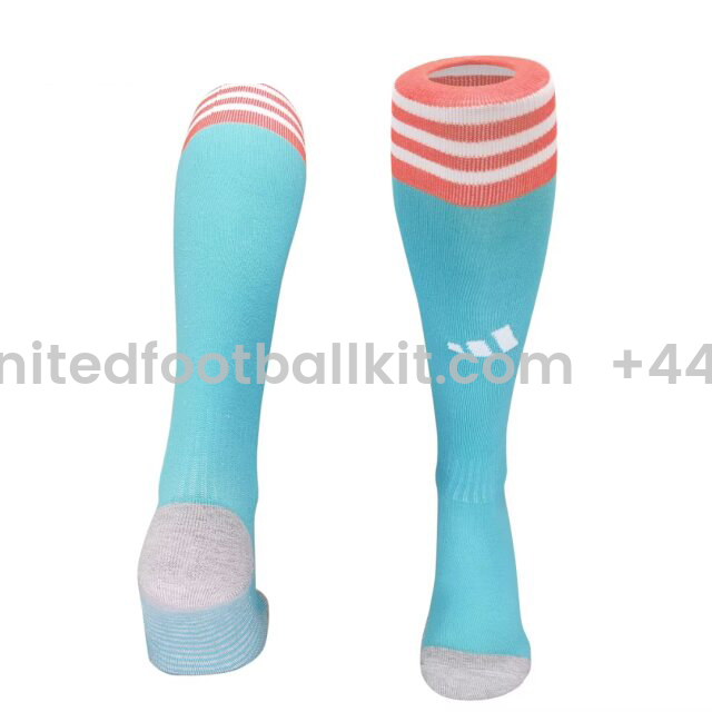 Unitedfootballkit.com | INT M.A.M 2024 Third Socks - Light Blue -Customize Name, Number and Patch | Worldwide Shipping