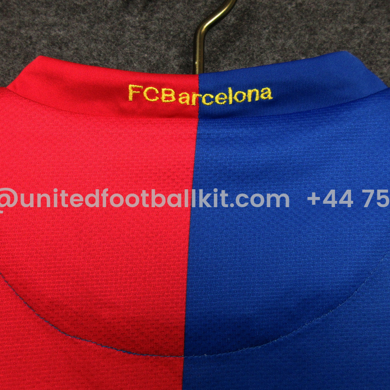 Unitedfootballkit.com | Retro Barcelona 06-07 Home Stadium Jersey -Customize Name, Number and Patch | Worldwide Shipping