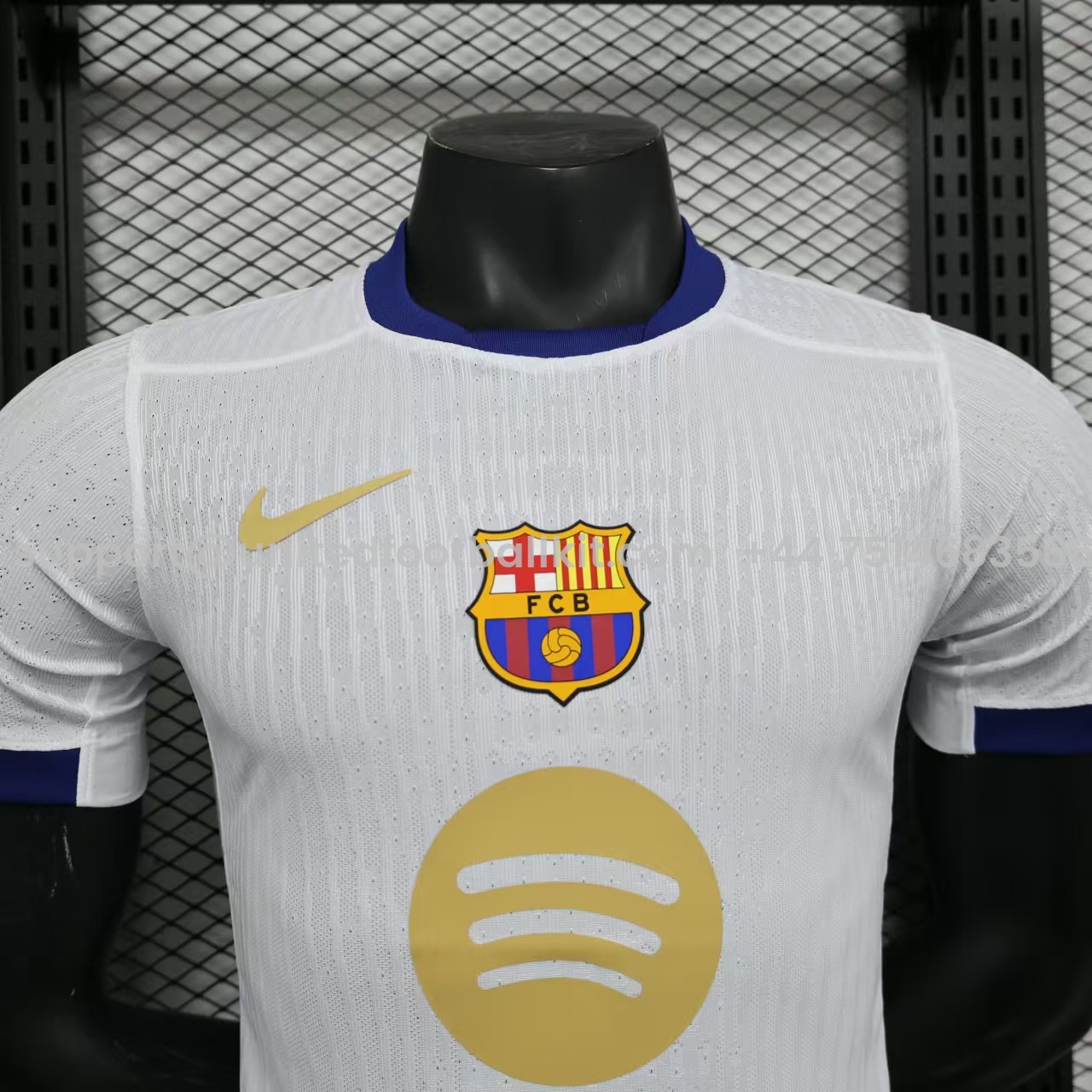 Unitedfootballkit.com | Barcelona 24-25 White Special Edition Jersey - Player Version -Customize Name, Number and Patch | Worldwide Shipping