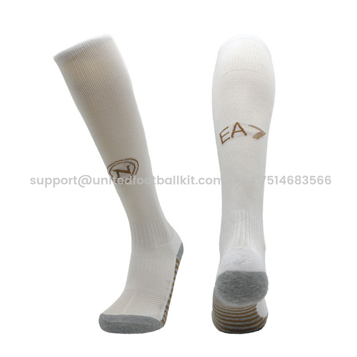 Unitedfootballkit.com | Napoli 25-26 Away Socks - White -Customize Name, Number and Patch | Worldwide Shipping