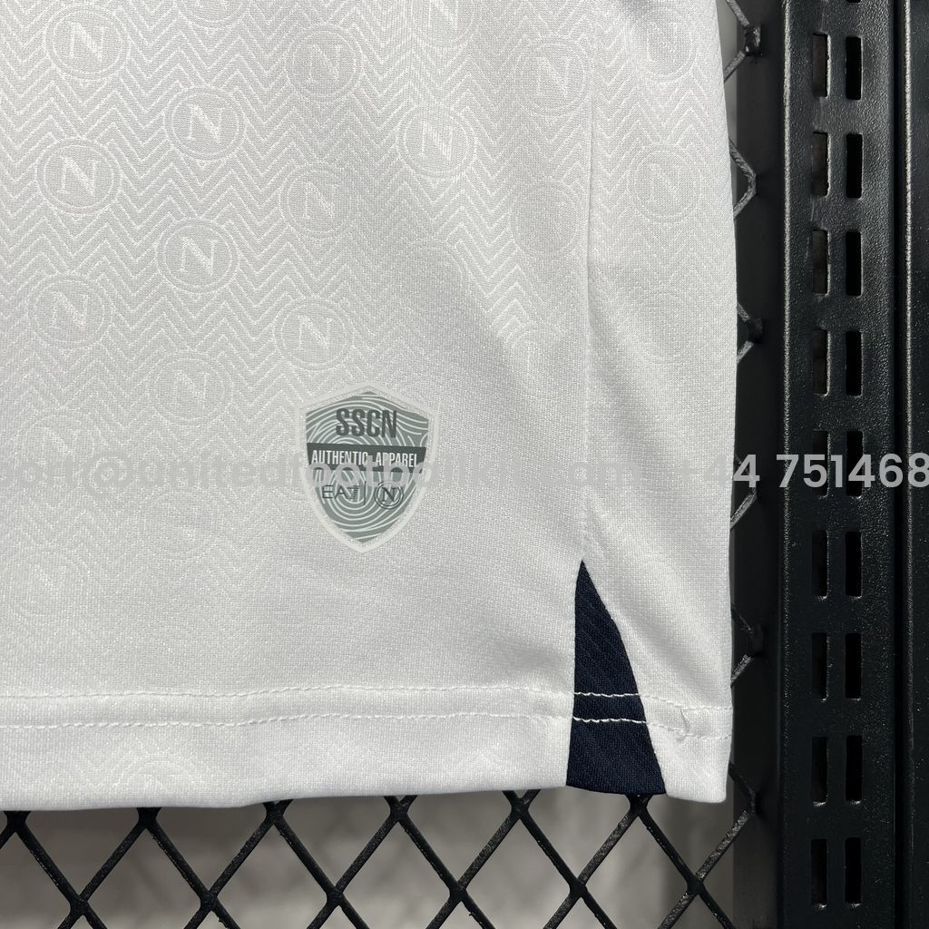 Unitedfootballkit.com | SSC Napoli 24-25 Away Jersey - Fans Version -Customize Name, Number and Patch | Worldwide Shipping