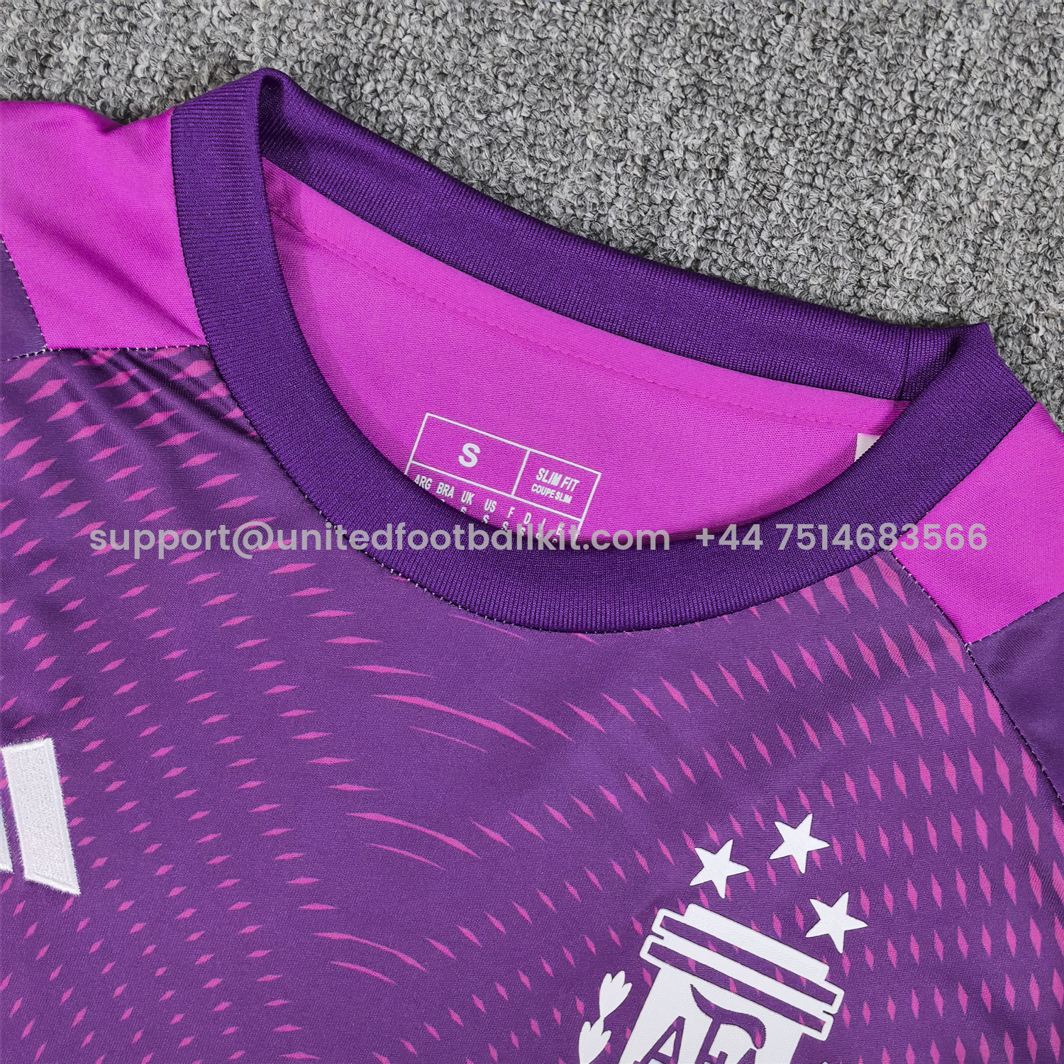 Unitedfootballkit.com | Argentina 25-26 Purple Goalkeeper Jersey - Fans Version -Customize Name, Number and Patch | Worldwide Shipping