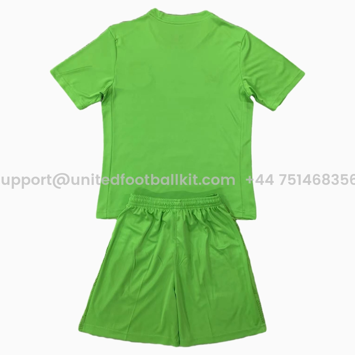 Unitedfootballkit.com | Everton 24-25 Light Green Goalkeeper Kids Kit -Customize Name, Number and Patch | Worldwide Shipping