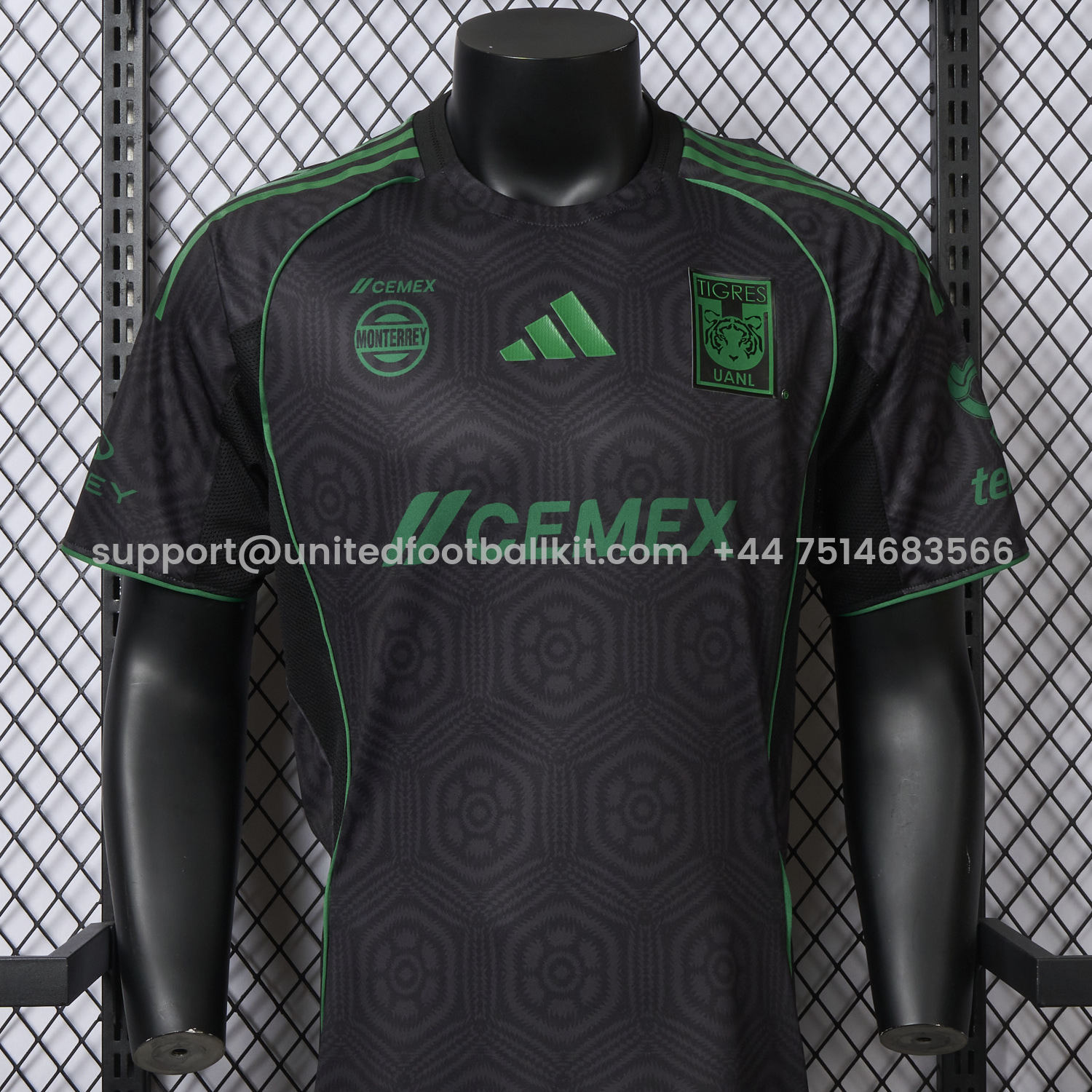 Unitedfootballkit.com | Tigres UANL 25-26 Third Jersey - Player Version -Customize Name, Number and Patch | Worldwide Shipping